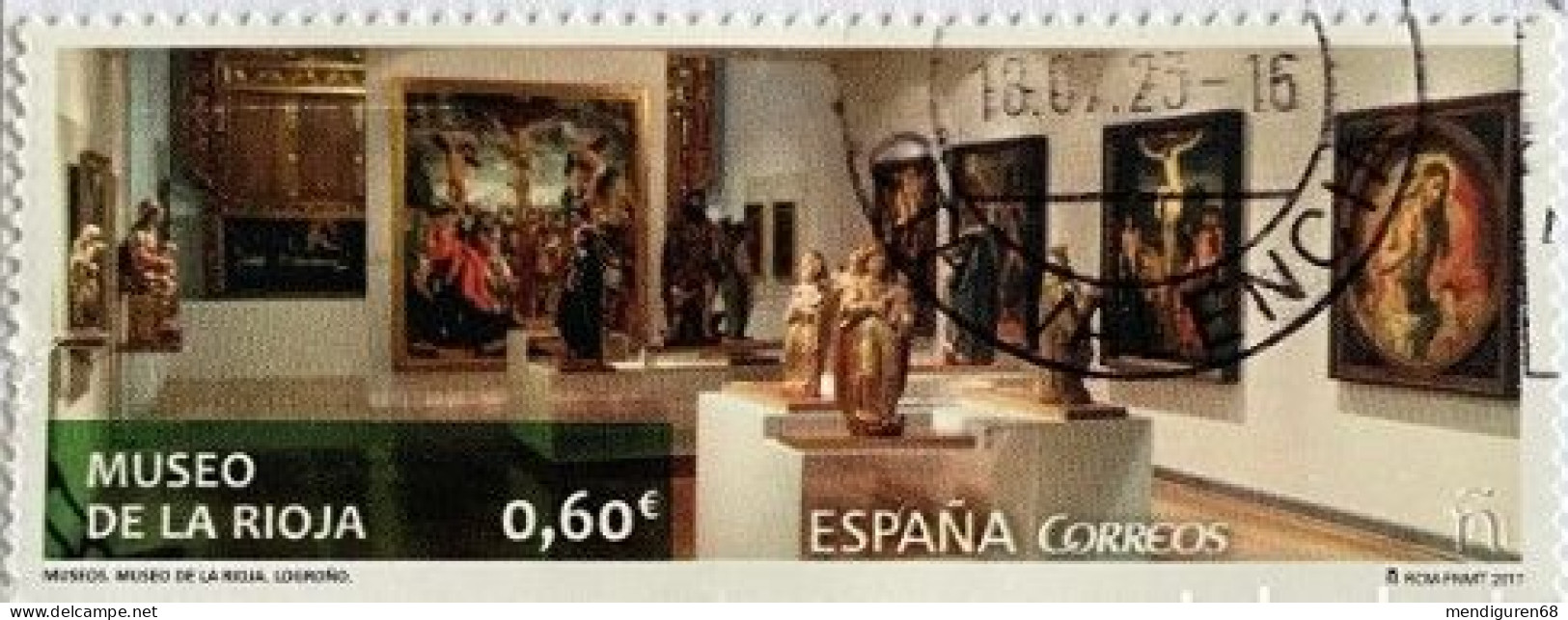 ESPAGNE SPANIEN SPAIN ESPAÑA 2017 MUSEUMS MUSEOS DE LA RIOJA USED ED 5133 YT 4850 MI 5145 SC 4191 SG 5135 - Oblitérés