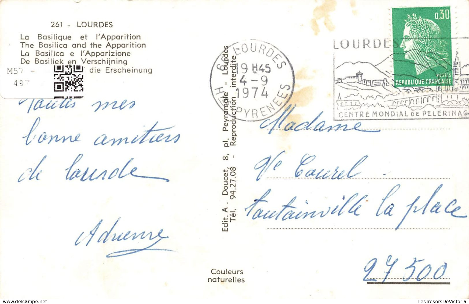 FRANCE - Lourdes - Multivues - Colorisé - Carte Postale Ancienne - Lourdes
