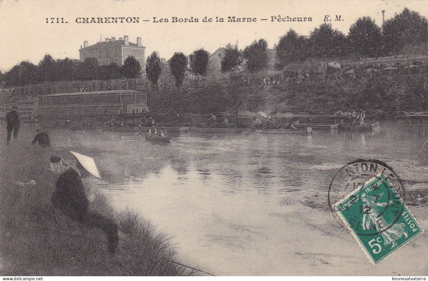 CHARENTON - Les Bords De La Marne - Pêcheurs - Charenton Le Pont