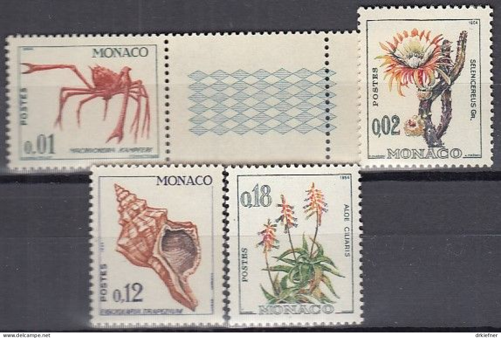 MONACO  773-776, Postfrisch **, Fauna Und Flora, 1964 - Neufs