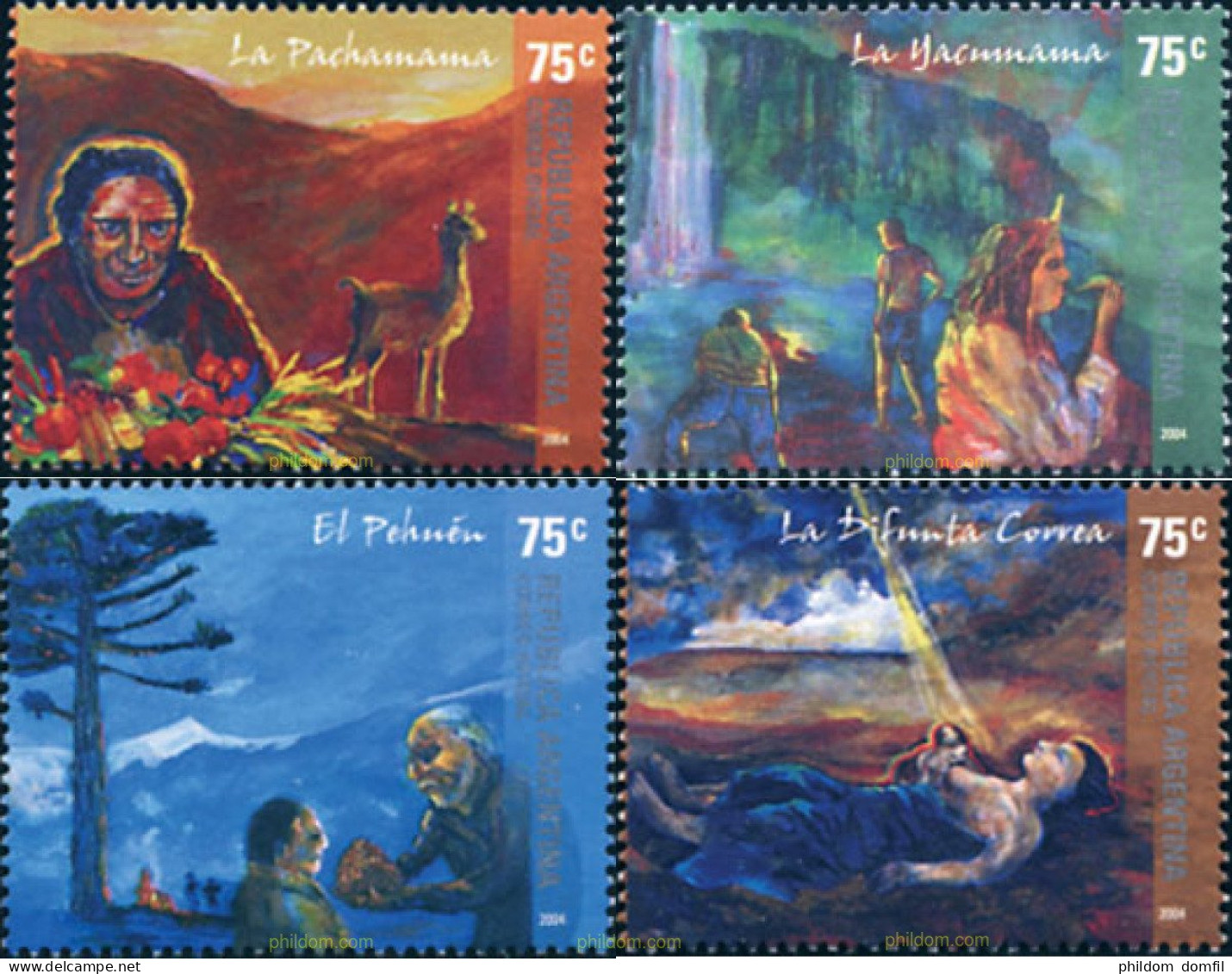 149264 MNH ARGENTINA 2004 LEYENDAS - Unused Stamps
