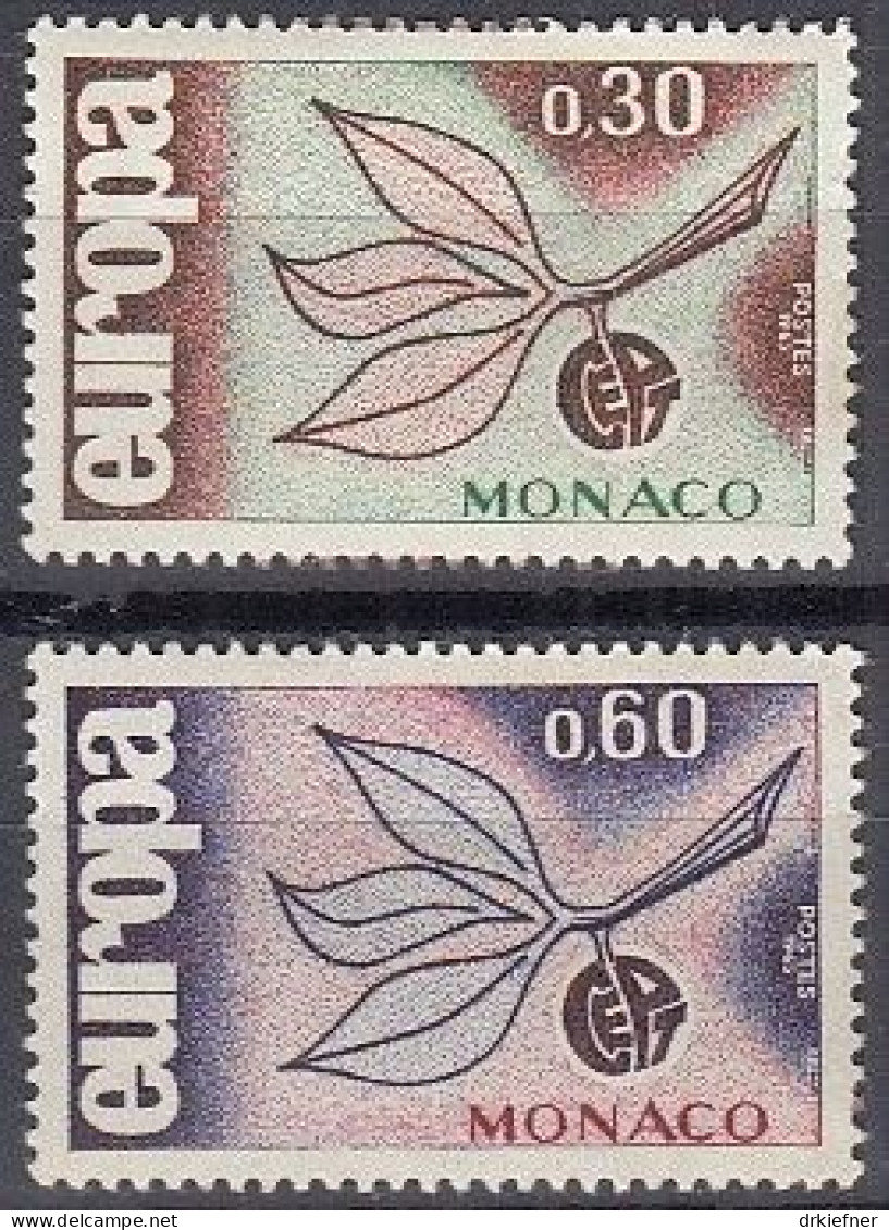 MONACO  810-811, Postfrisch **, Europa CEPT, 1965 - Ongebruikt