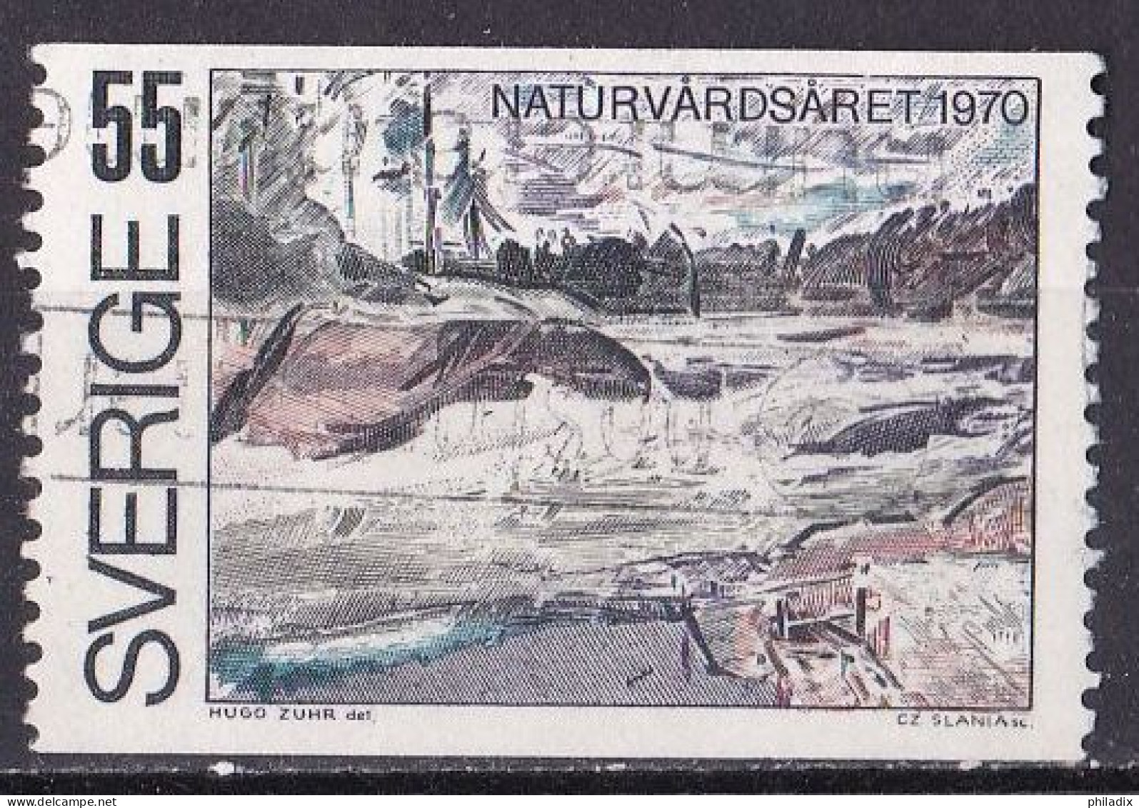 Schweden Marke Von 1970 O/used (A5-12) - Used Stamps