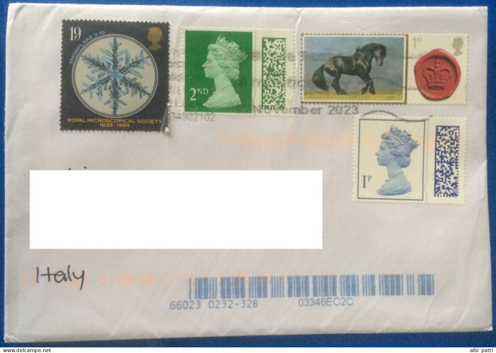 UNITED KINGDOM COVER TO ITALY - Lettres & Documents