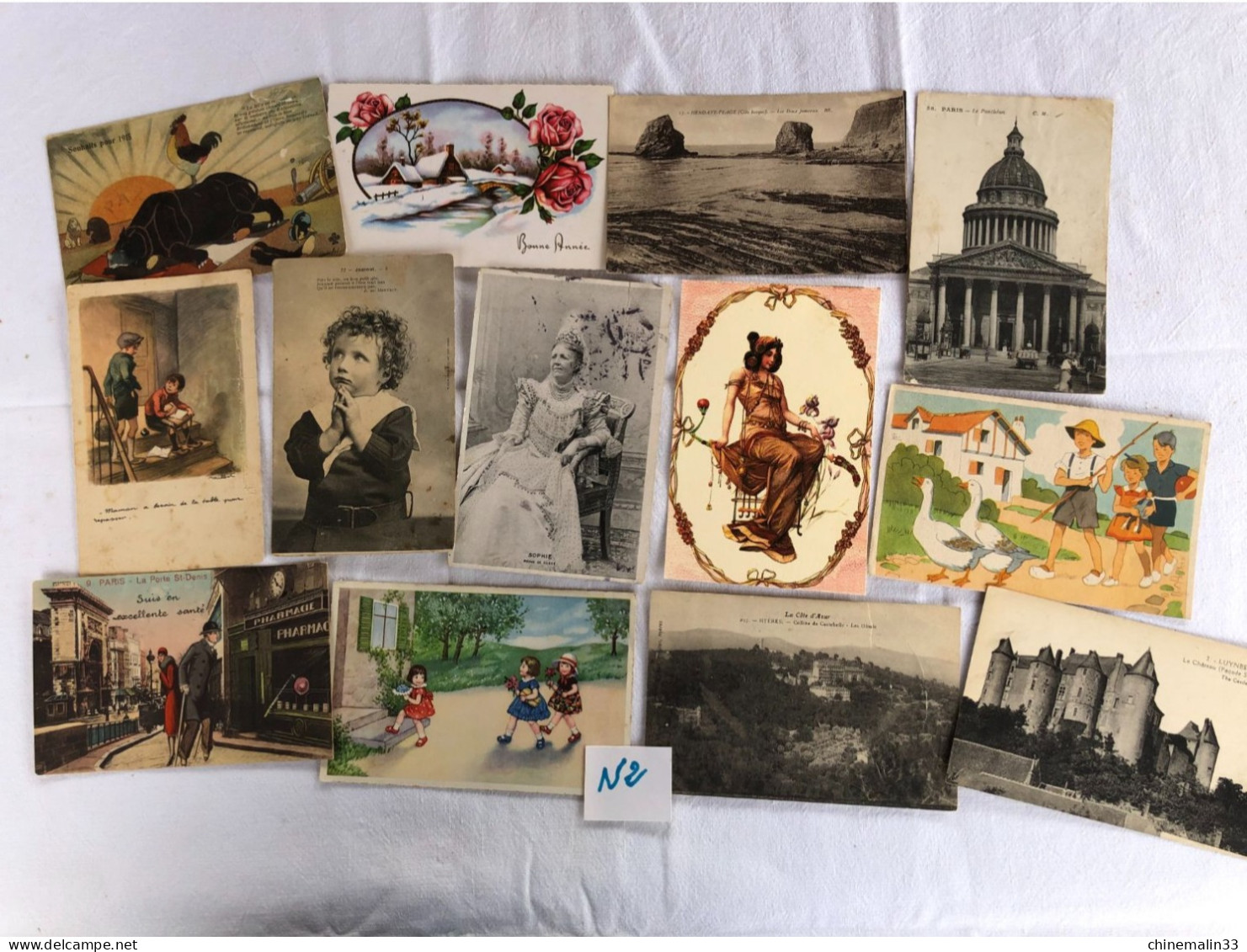 N2...JOLI LOT DE 88 CARTES ANCIENNES VOIR LE DESCRIPTIF POUR LE CONTENU - 5 - 99 Postcards