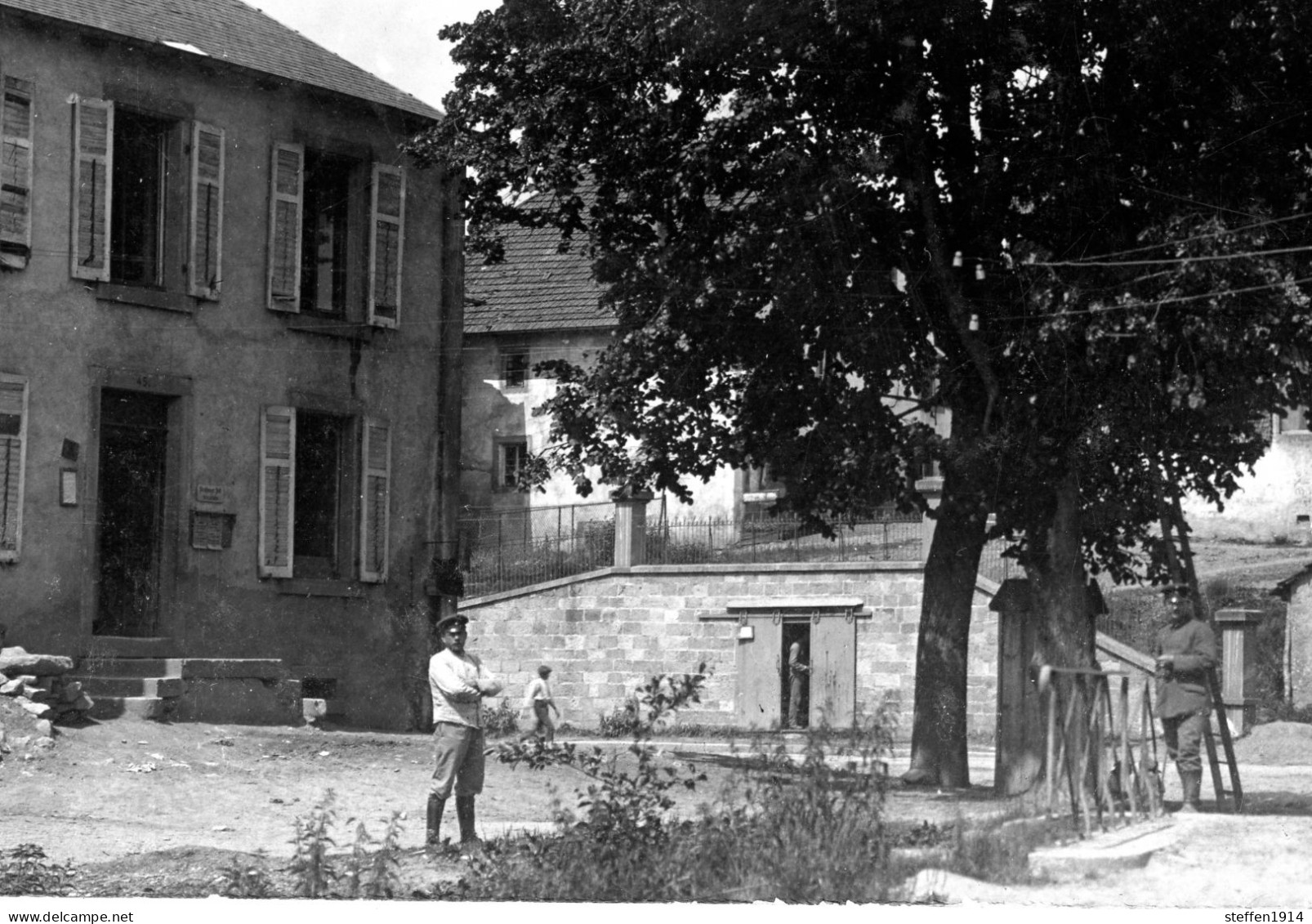 88 Vosges / Allemande Carte Photo / Colroy-la-Grande  Eglise Soldaten/  WWI 14-18 - Autres & Non Classés