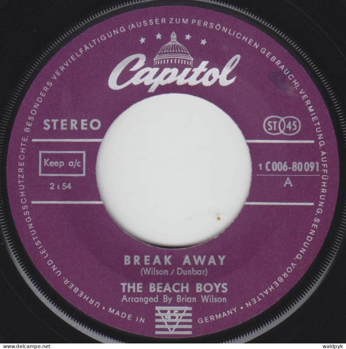 THE BEACH BOYS - Break Away - Other - English Music