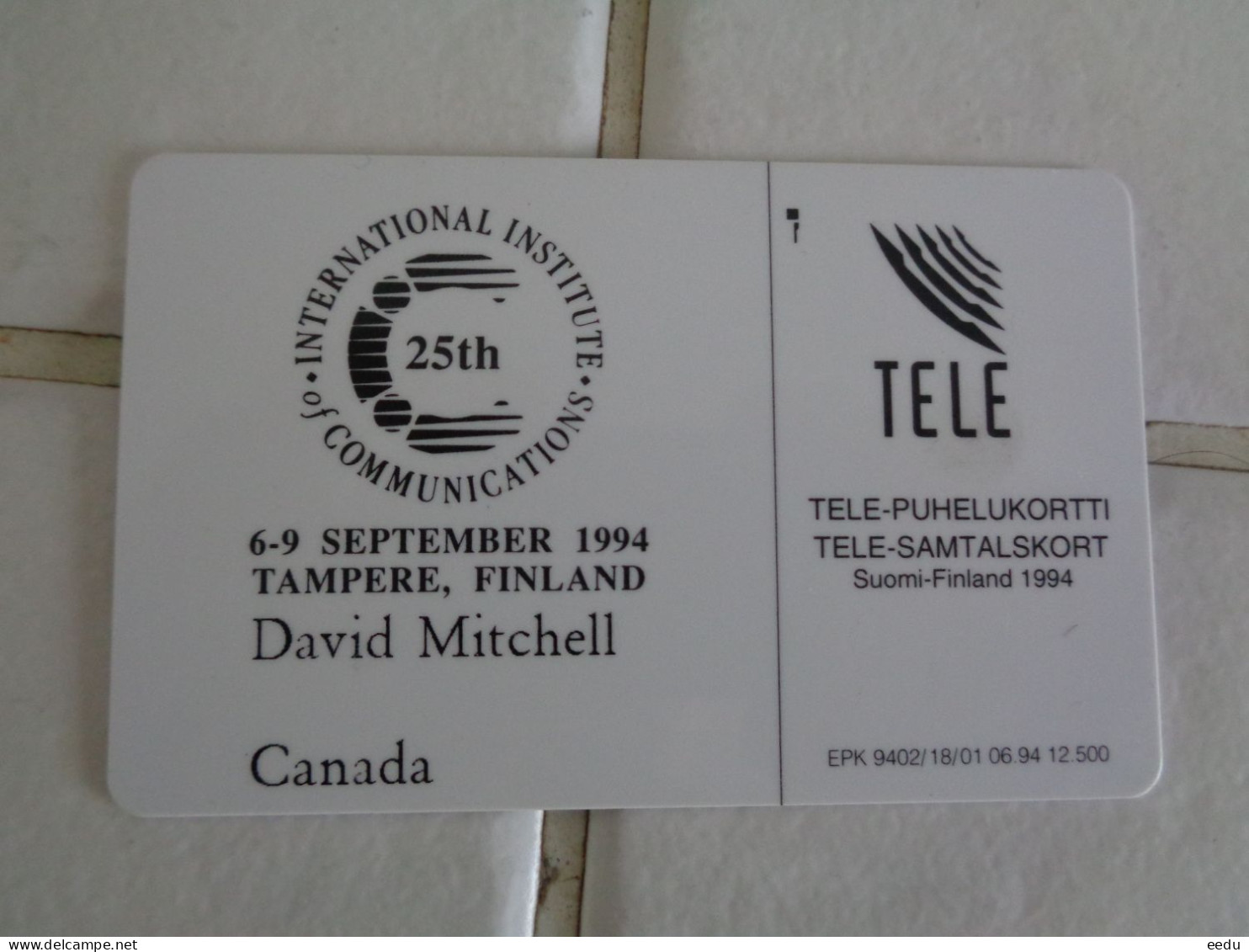 Finland Phonecard Tele D45 ( RARE Card ) - Finlande