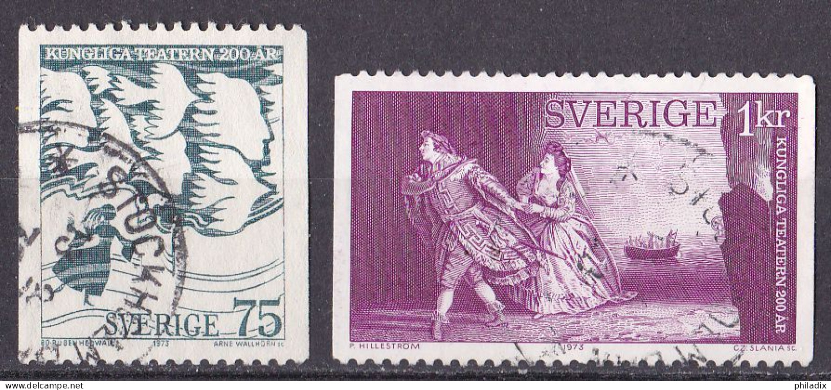 Schweden Satz Von 1973 O/used (A5-12) - Gebruikt