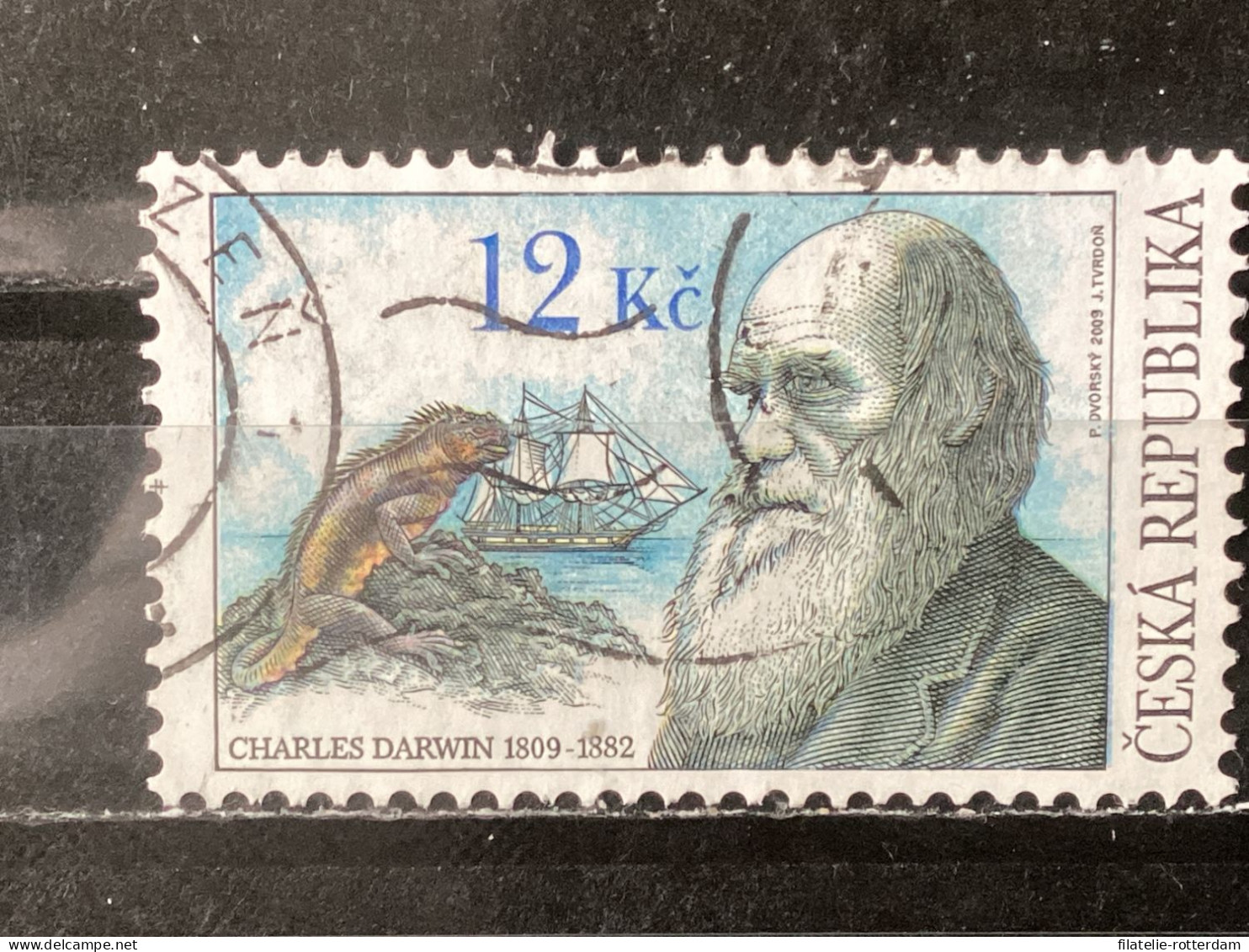 Czech Republic / Tsjechië - 200 Years Charles Darwin (12) 2009 - Gebraucht