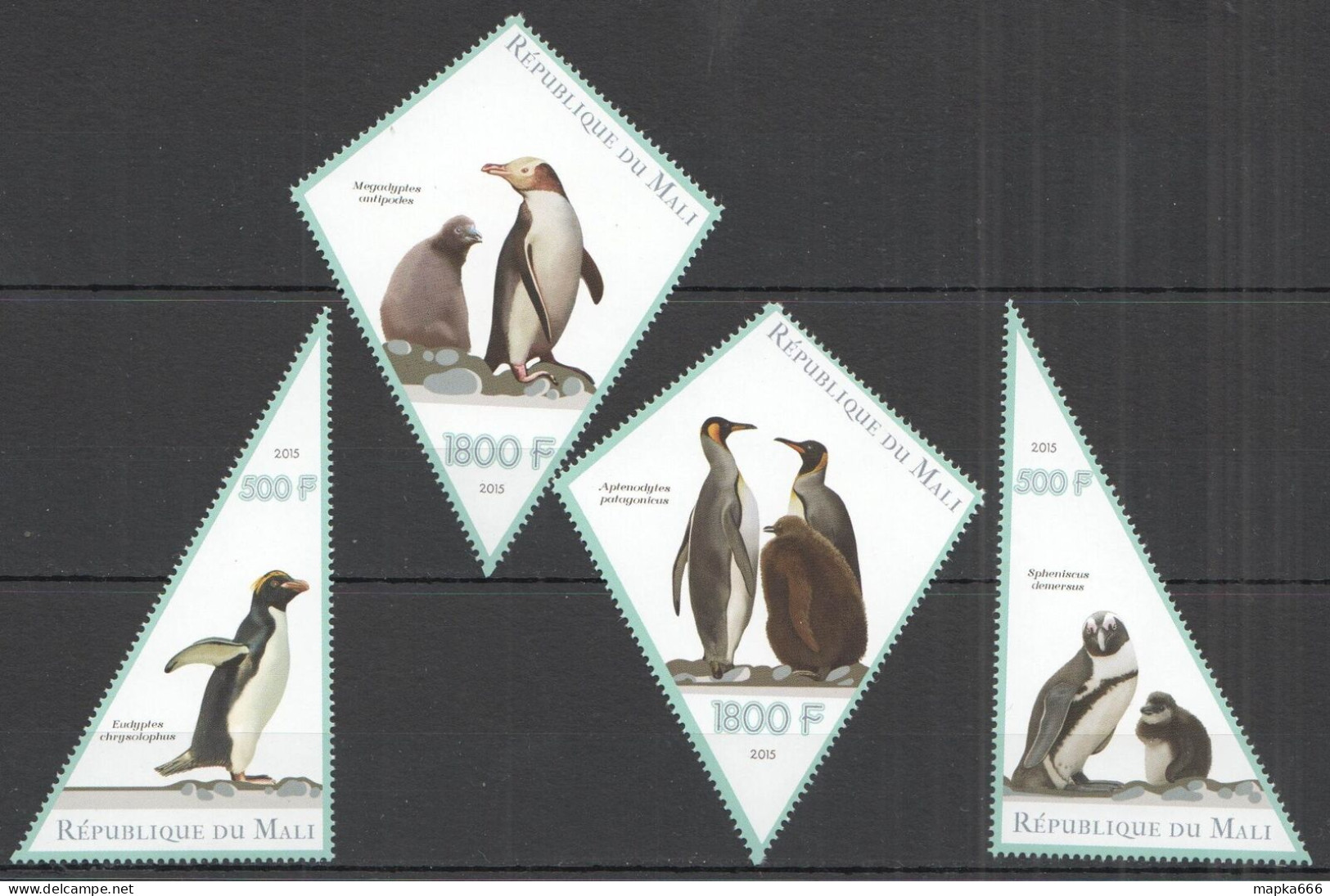 C1086 2015 Penguins Birds Fauna 1Set Mnh - Altri & Non Classificati