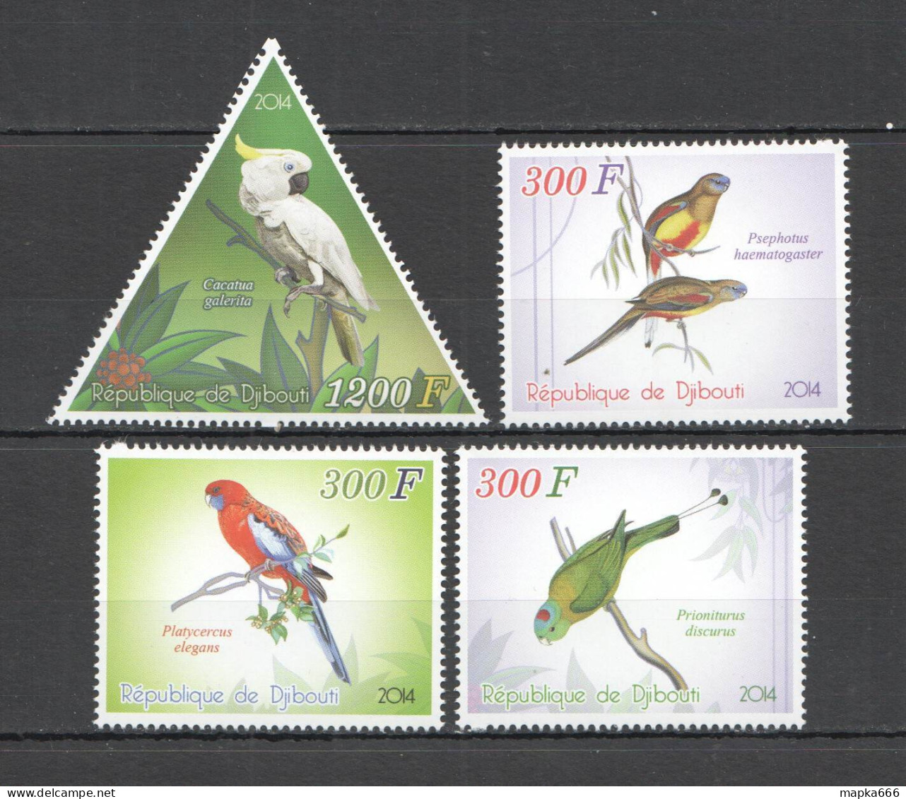 C1085 2014 Parrots Birds Fauna 1Set Mnh - Other & Unclassified