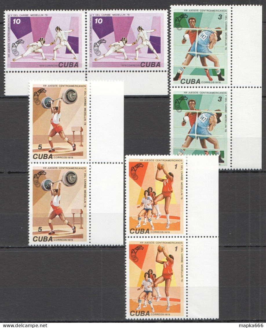 O0084 1978 Sport Central American & Caribbean Games Medellin 78 Mnh - Other & Unclassified