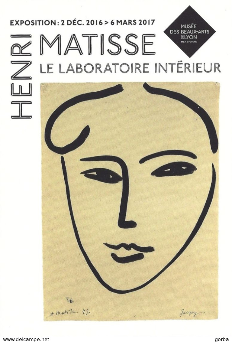 *CPM - Exposition Henri MATISSE - Le Laboratoire Intérieur - Musée Des Beaux Arts De LYON (69) - Esposizioni