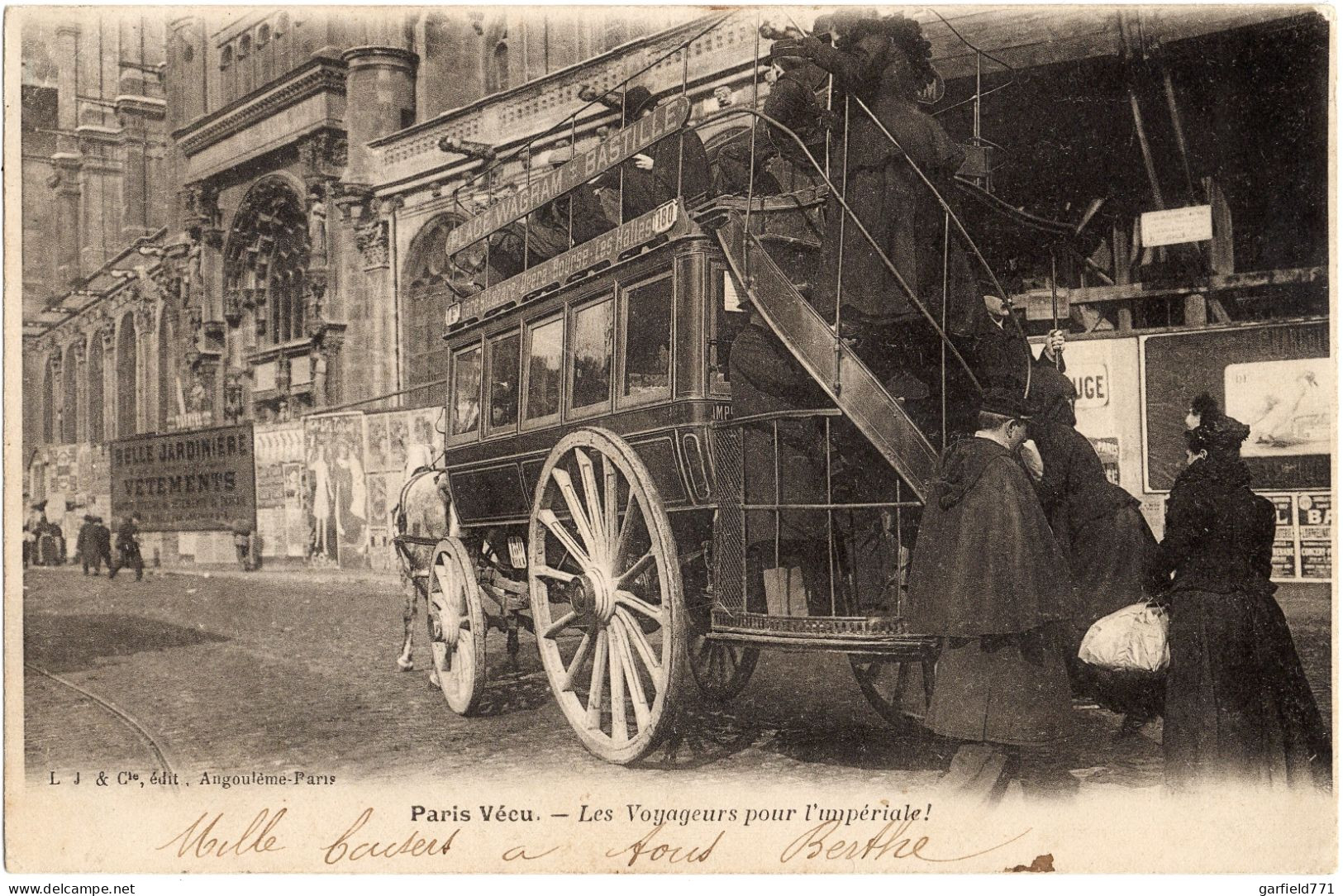 FRANCE - PARIS Vécu - Les Voyageurs Pour L'Impériale - - Other & Unclassified