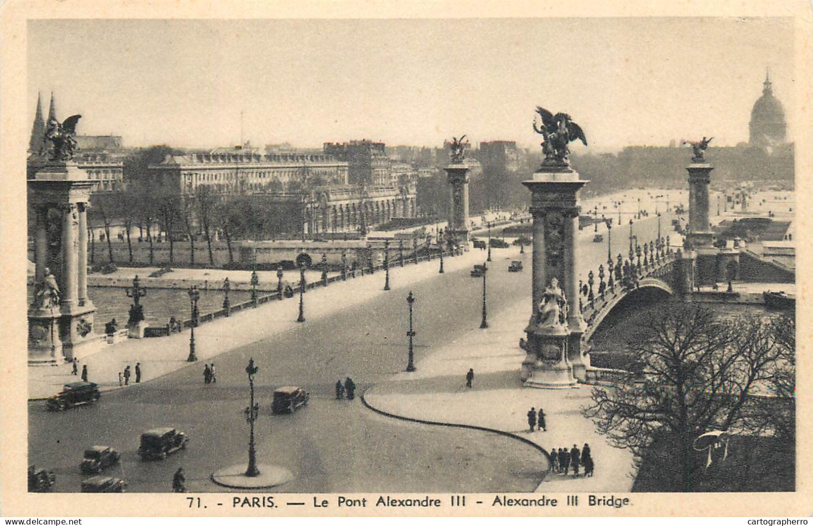 CPA France Paris Le Pont Alexandre III - Ponts