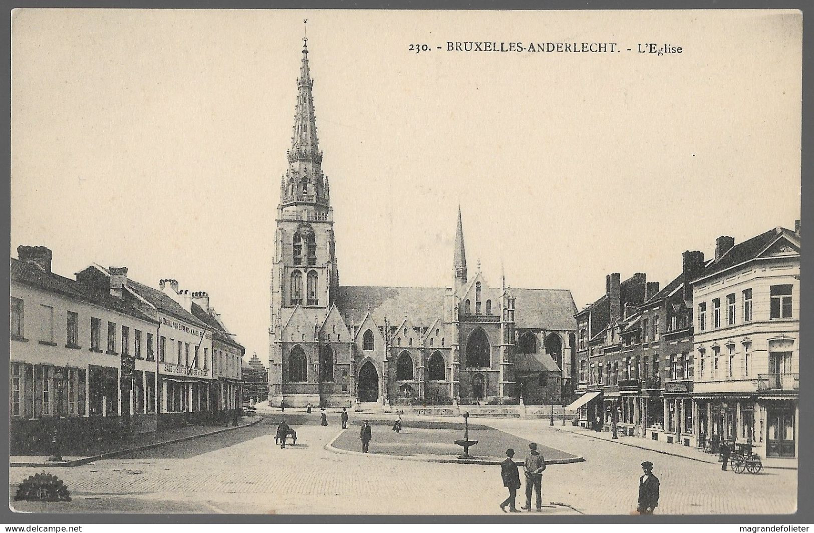 CPA CARTE POSTALE BELGIQUE BRUXELLES-ANDERLECHT L' EGLISE - Anderlecht