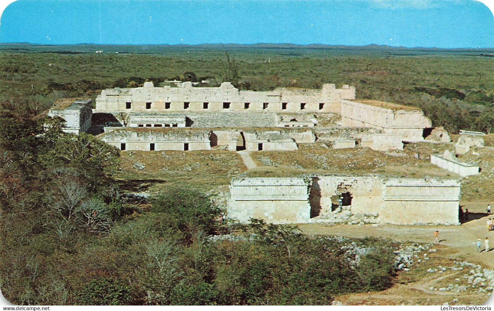 MEXIQUE - Panoramic View Towards The Nun's Qudrangle - Uxmal - Yucatan - México - Carte Postale - Mexico
