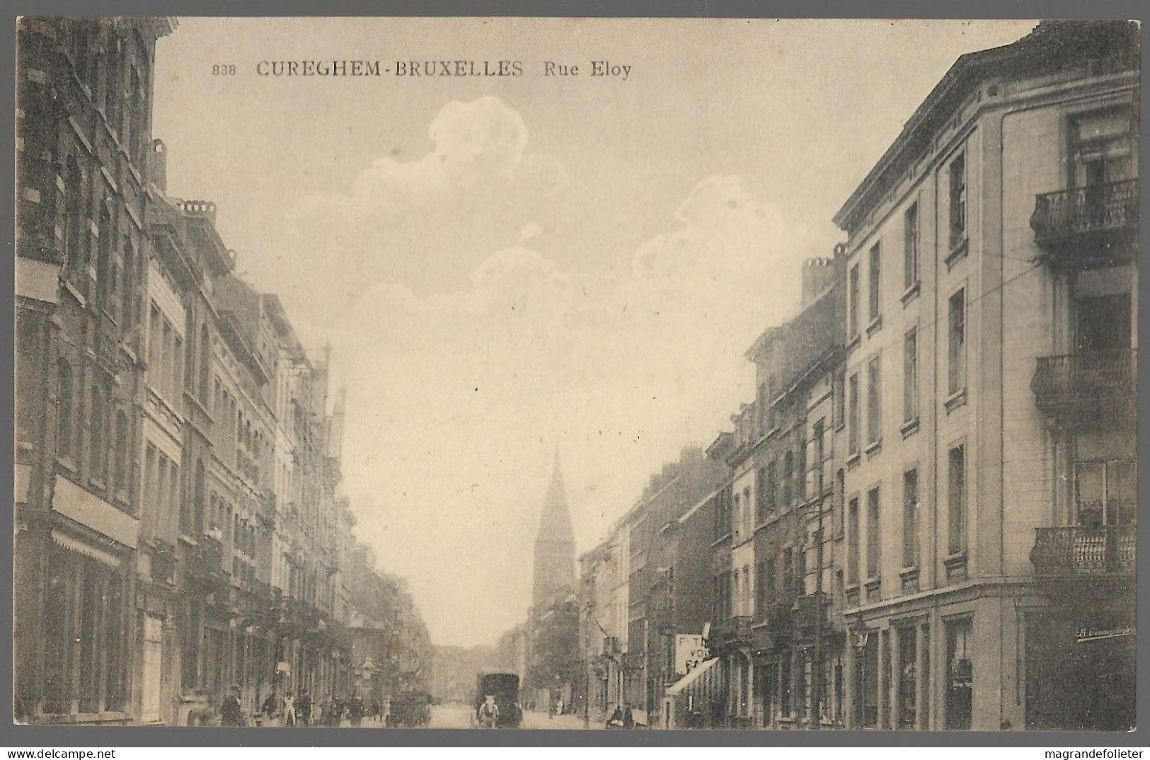 CPA CARTE POSTALE BELGIQUE BRUXELLES-ANDERLECHT CUREGHEM LA RUE ELOY - Anderlecht