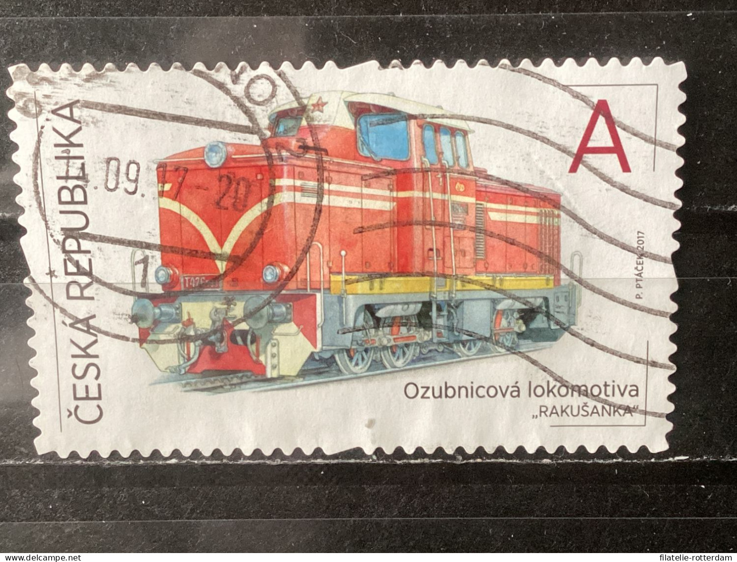 Czech Republic / Tsjechië - Locomotives (A) 2017 - Used Stamps