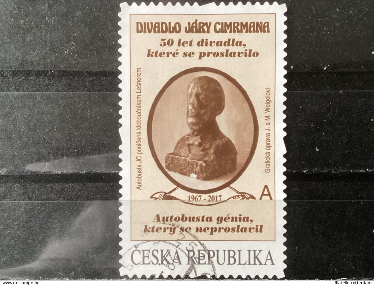 Czech Republic / Tsjechië - Jara Cimrman (A) 2017 - Used Stamps