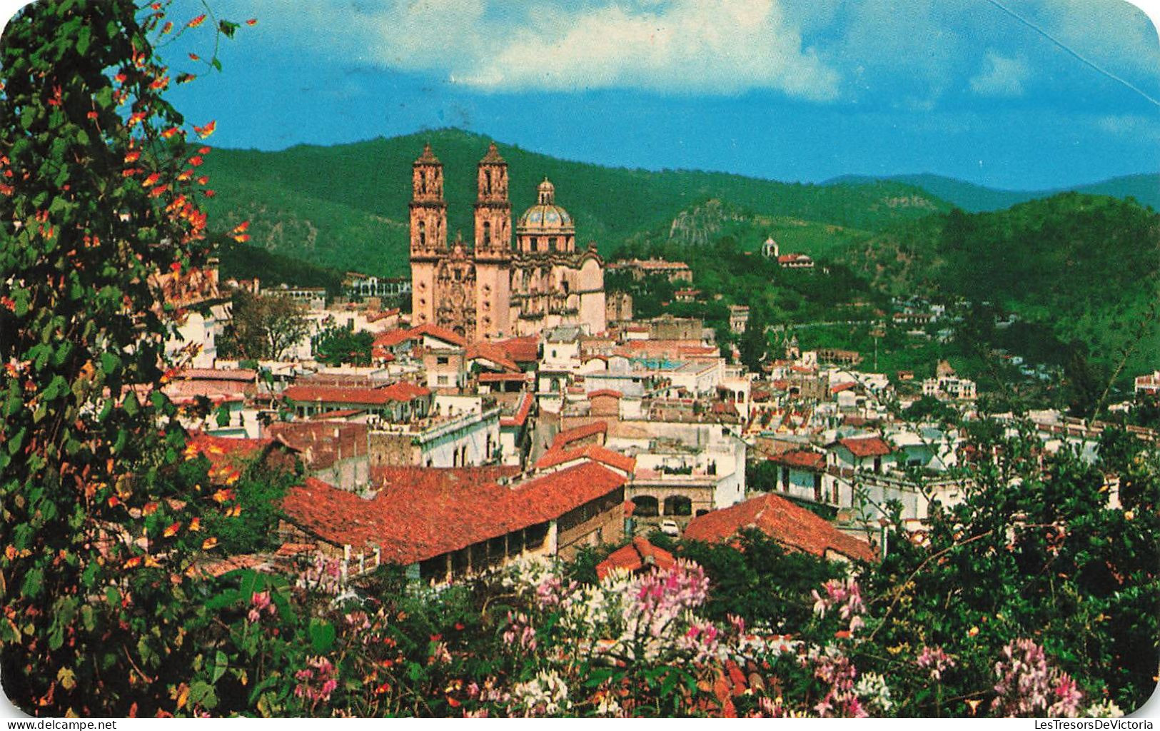 MEXIQUE - Panoramic View With The Santa Prisca Church - Taxco - Gro - México - Vue D'ensemble - Carte Postale - Mexico