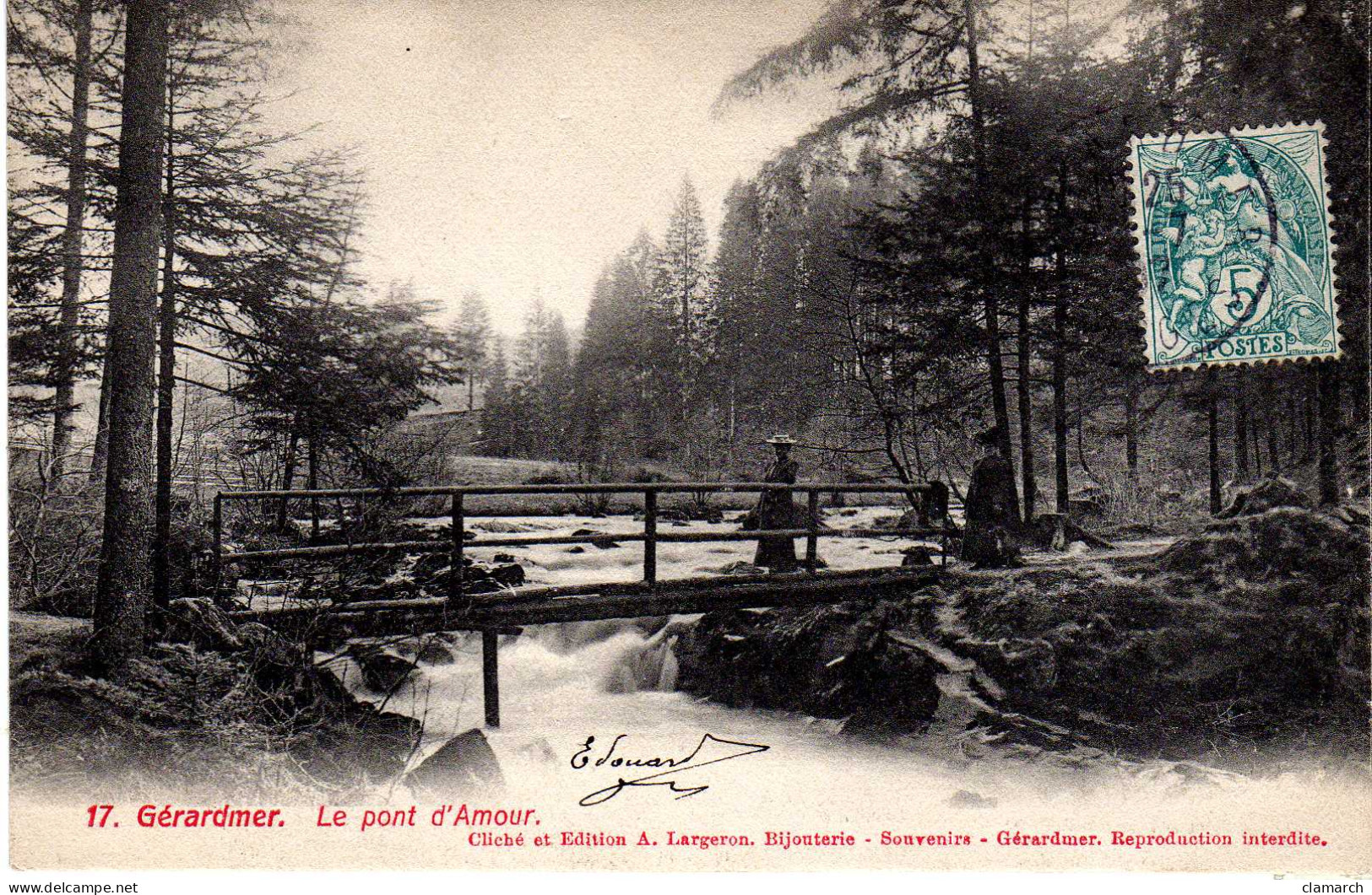 VOSGES-Gérardmer-Le Pont D'Amour - AL 17 - Gerardmer