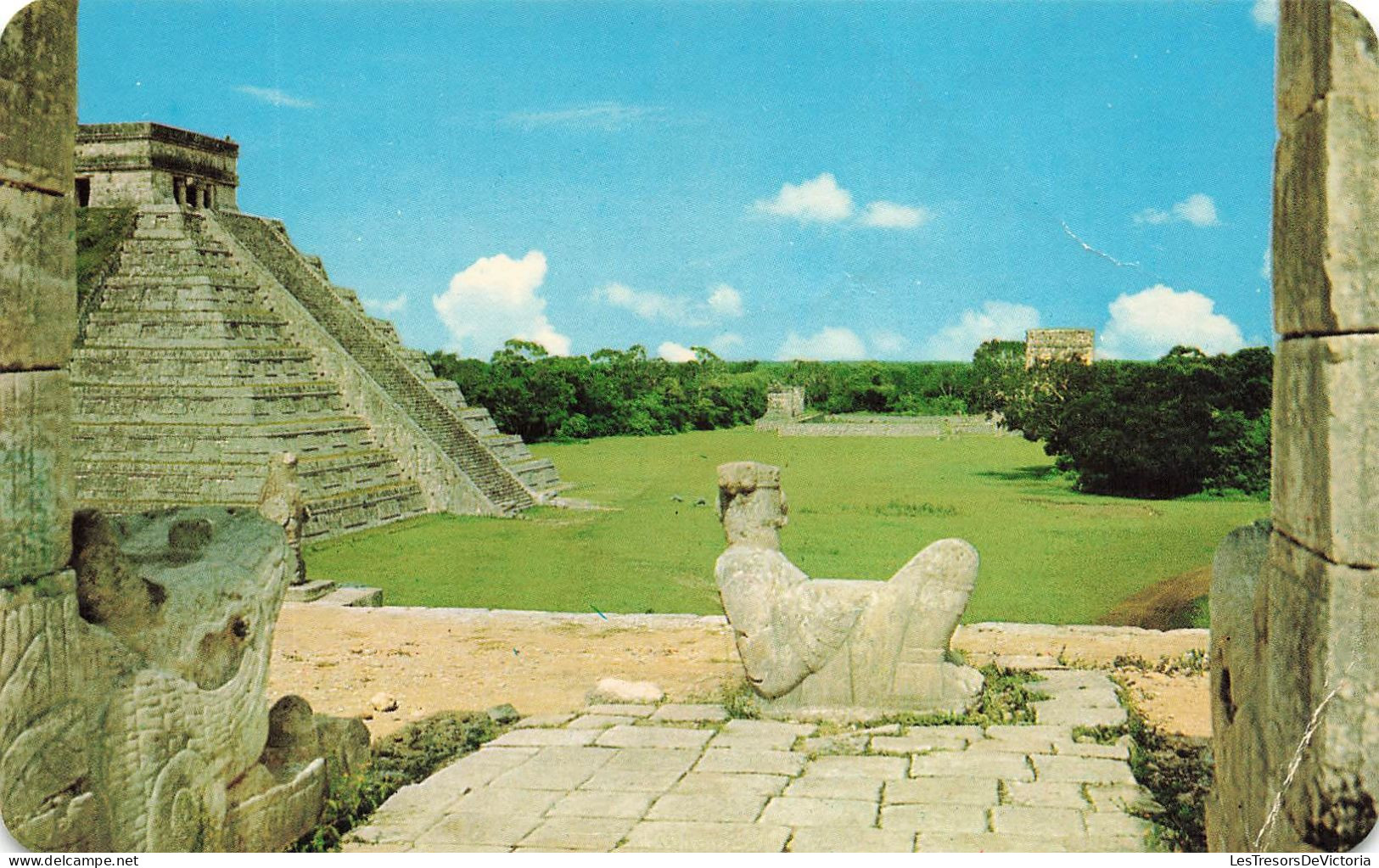 MEXIQUE - Chichen Itza - Yucatan - Mexico - Chac Mool Figure At The Temple Of The Warriors - The Castle - Carte Postale - Mexico