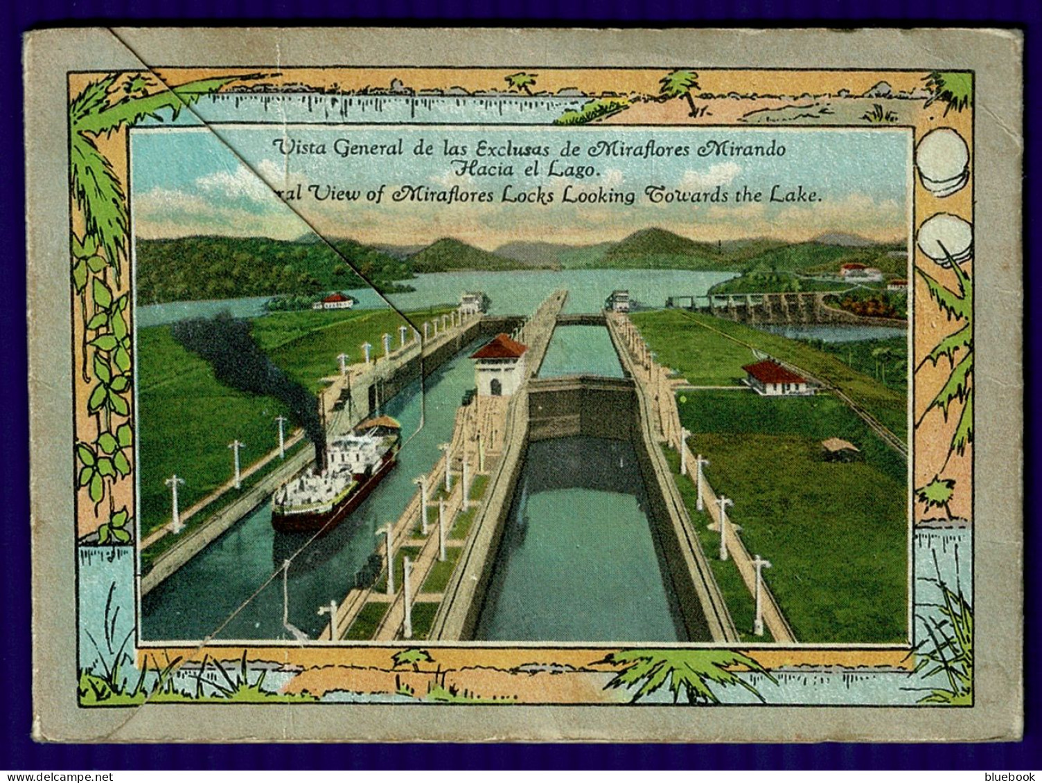 Ref 1650 - Super Panama USA Canal Zone Letter Card - 16 Coloured Views & Fact Back Page - Panama