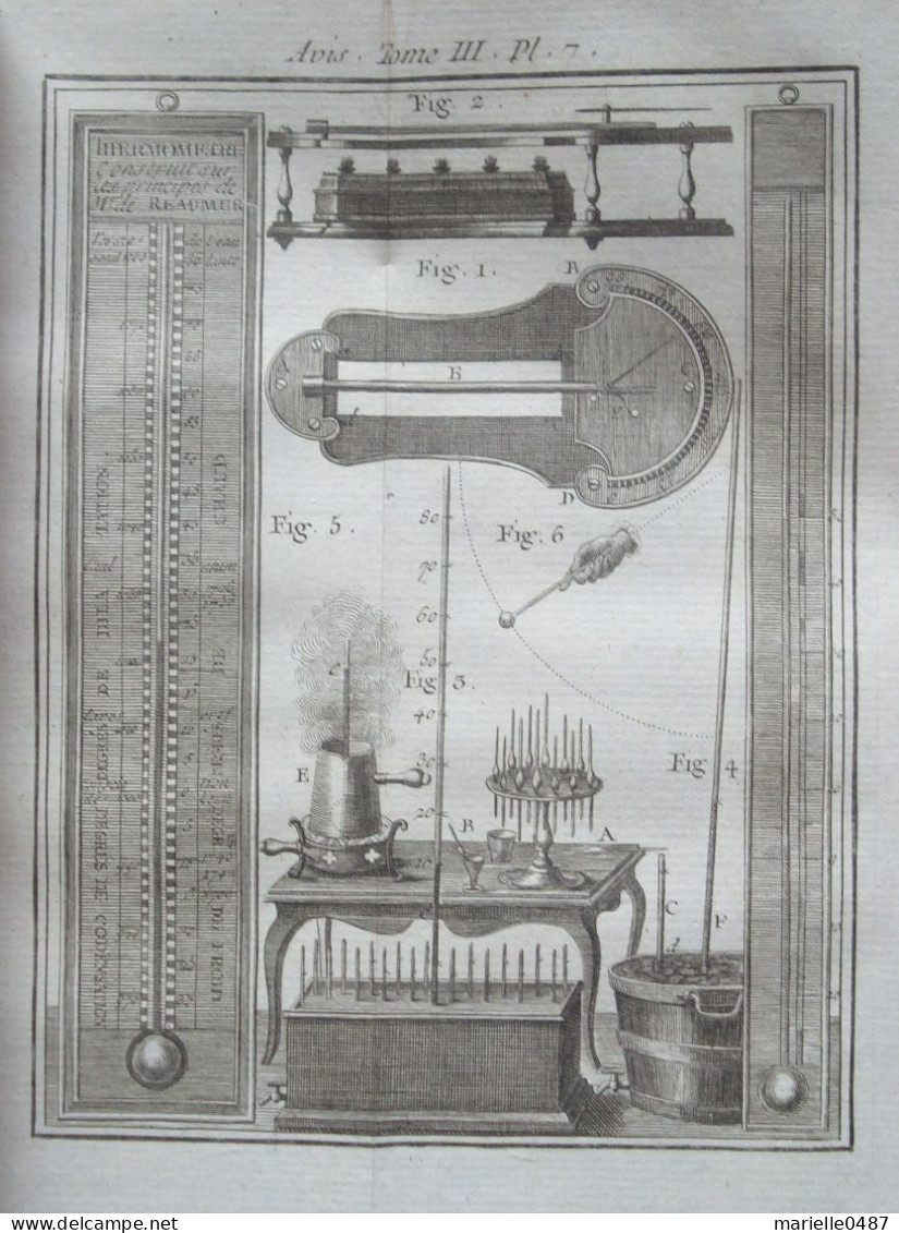 Abbé NOLLET L'art des expériences de la physique 1770