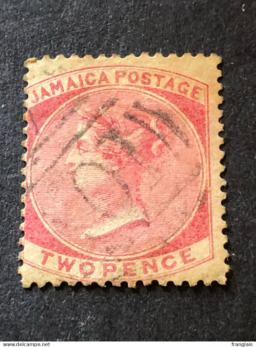 JAMAICA  SG 2  2d Rose Wmk 7 FU  CV £55 - Giamaica (...-1961)