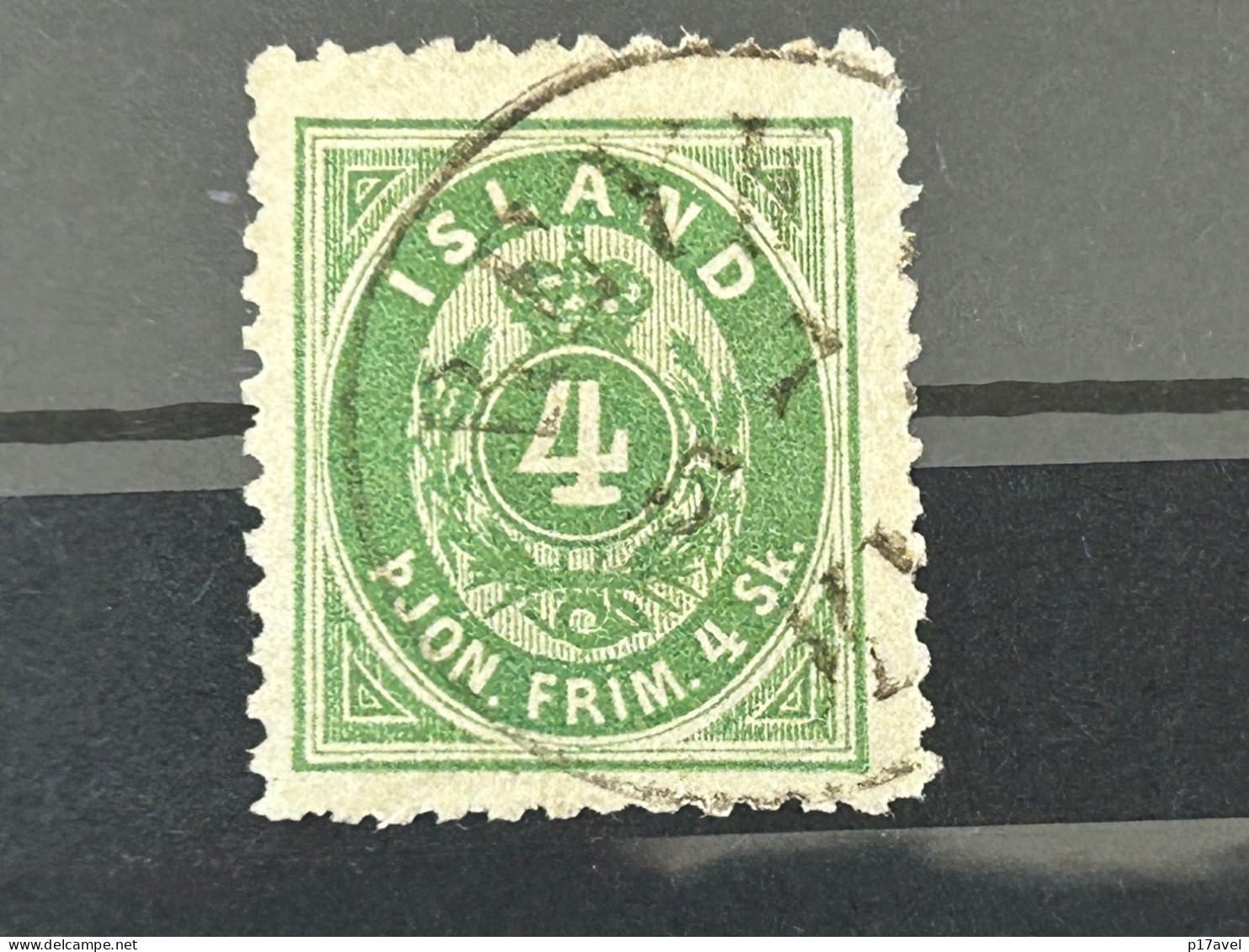 Island Dienstmarke Mi - Nr. 1 . Gestempelt . - Dienstzegels