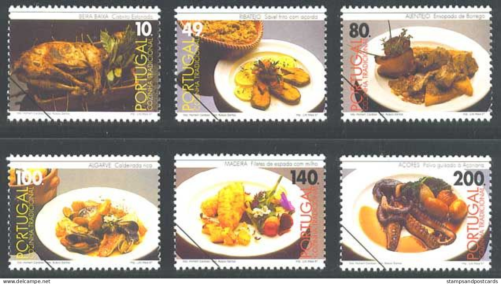 Portugal 1997 SPECIMEN Gastronomie Cuisine Traditionnelle Food Traditional Cuisine ** - Neufs