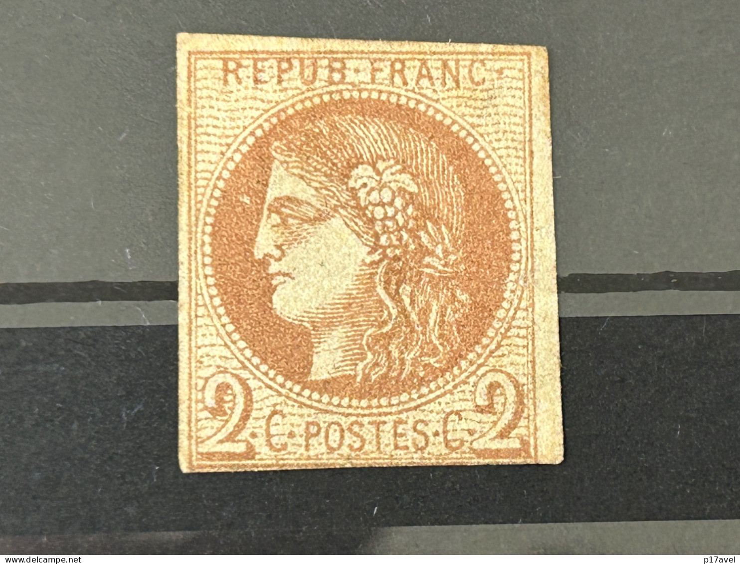 Frankreich Ceres Mi - Nr. 37 . Ungebraucht Ohne Gummi . - 1870 Ausgabe Bordeaux