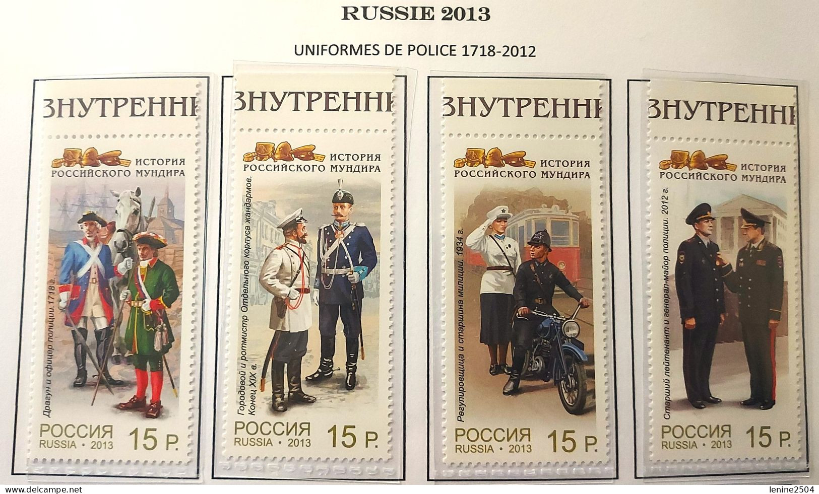 Russie 2013 YVERT N° 7429-7432 MNH ** - Nuovi