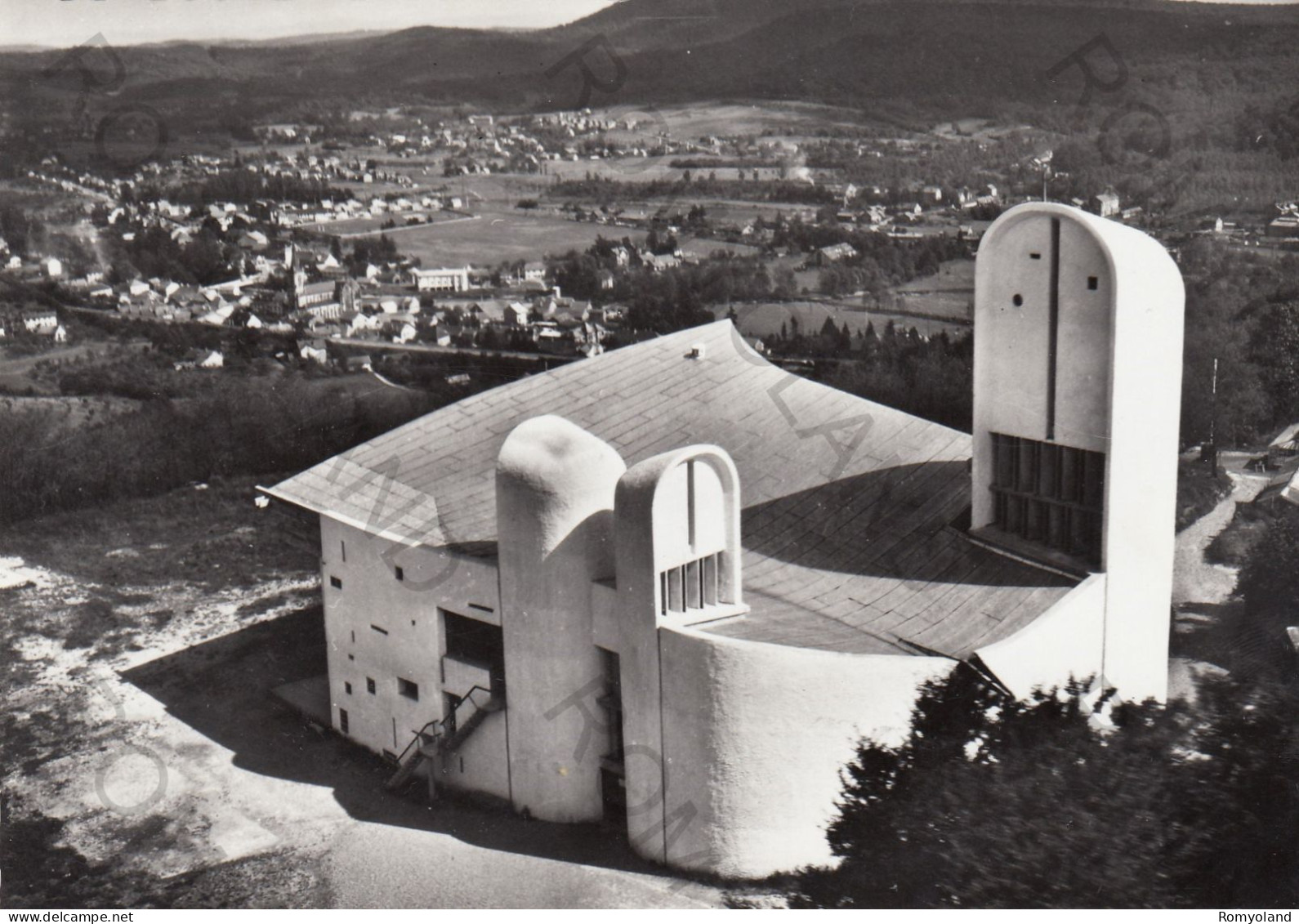 CARTOLINA  C11 RONCHAMP,BORGOGNA-FRANCA COMTE,HAUTE SAONE,FRANCIA-LA CHAPELLE NOTRE-DAME DU HAUT-NON VIAGGIATA - Franche-Comté