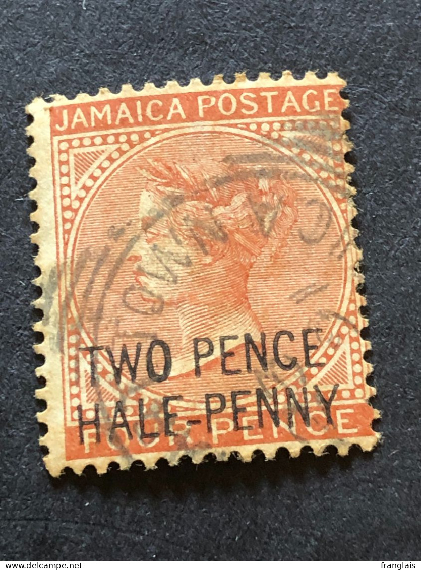 JAMAICA  SG 30 2½d On 4d Red FU - Jamaica (...-1961)