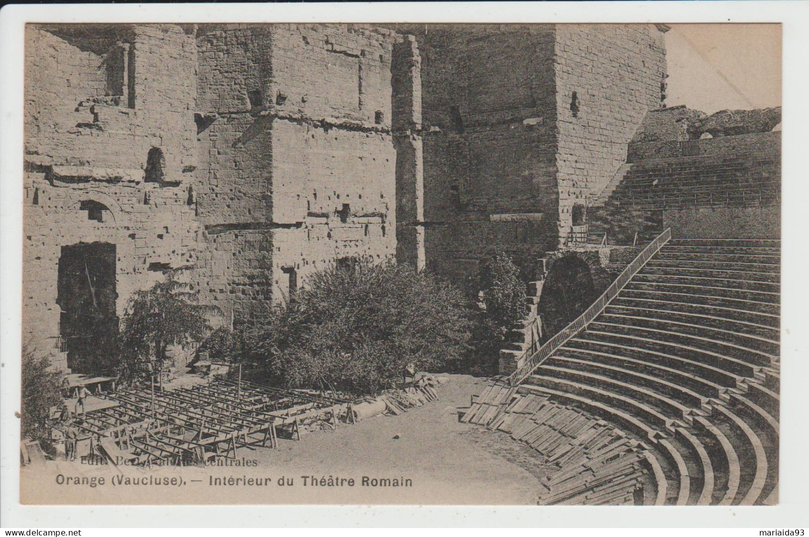 ORANGE - VAUCLUSE - INTERIEUR DU THEATRE ROMAIN - Orange