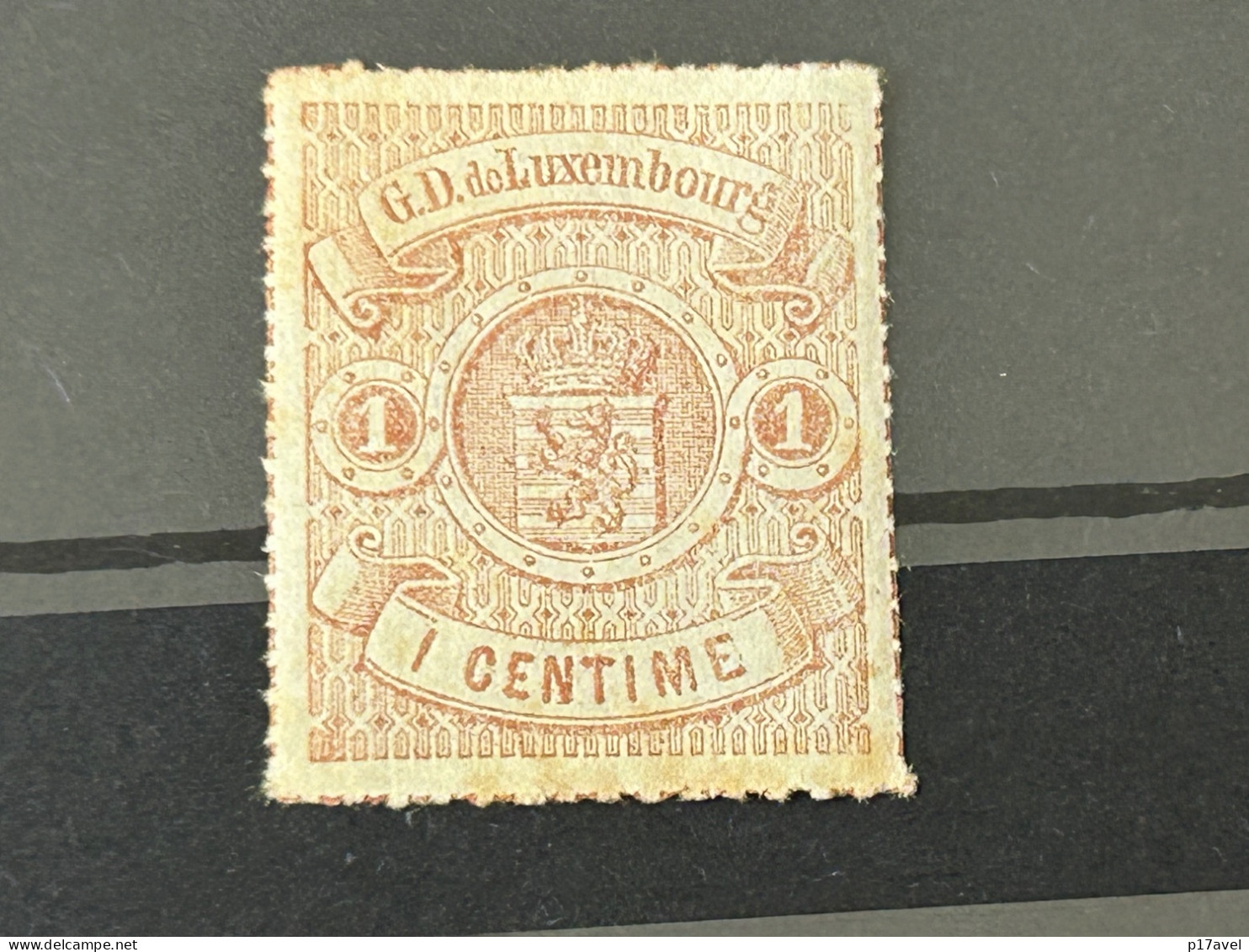Luxemburg Wappen Mi - Nr. 12 . Ungebraucht Mit Falz . - 1859-1880 Wappen & Heraldik