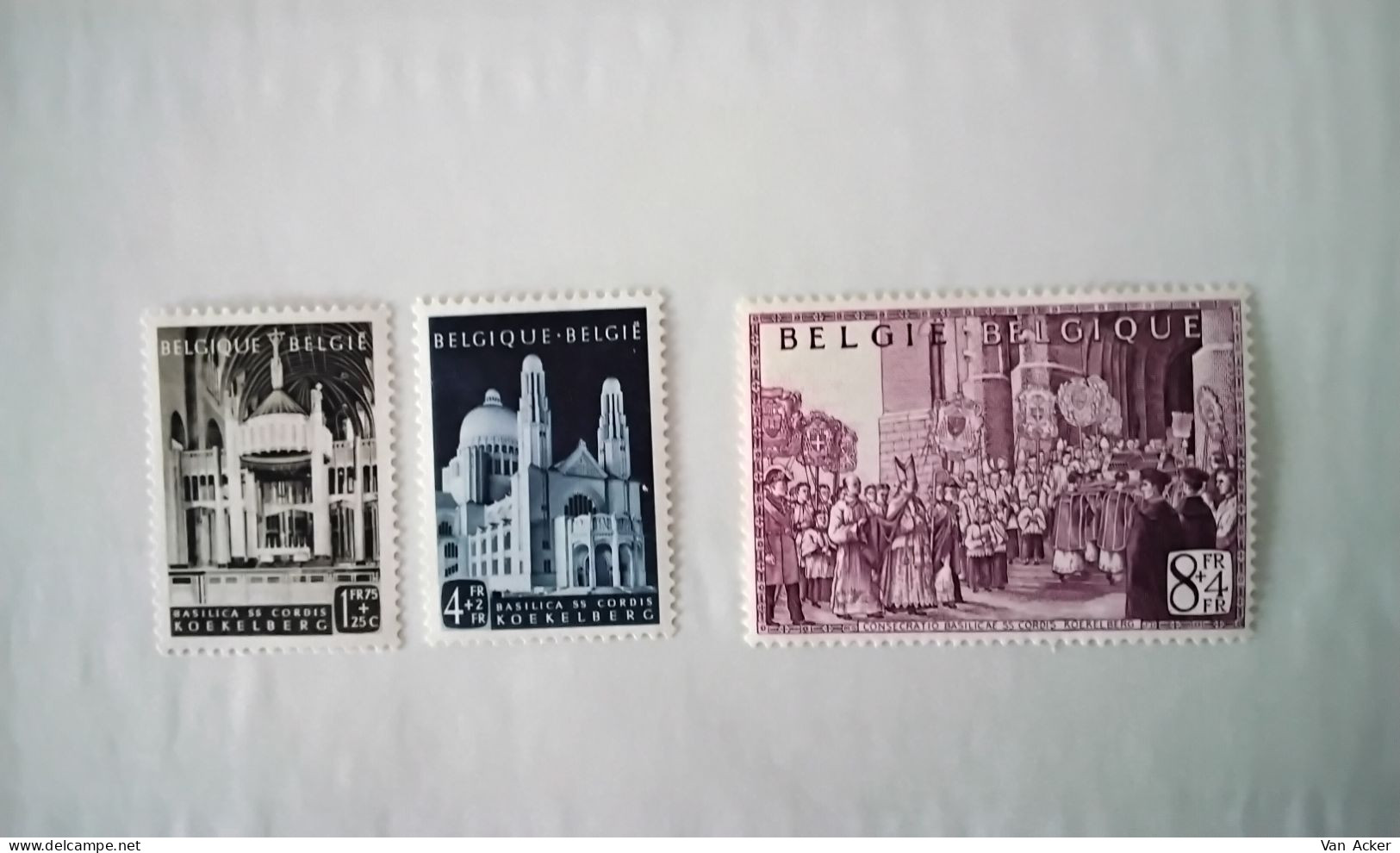 Nr.876/878** Basiliek Van Koekelberg. - Unused Stamps