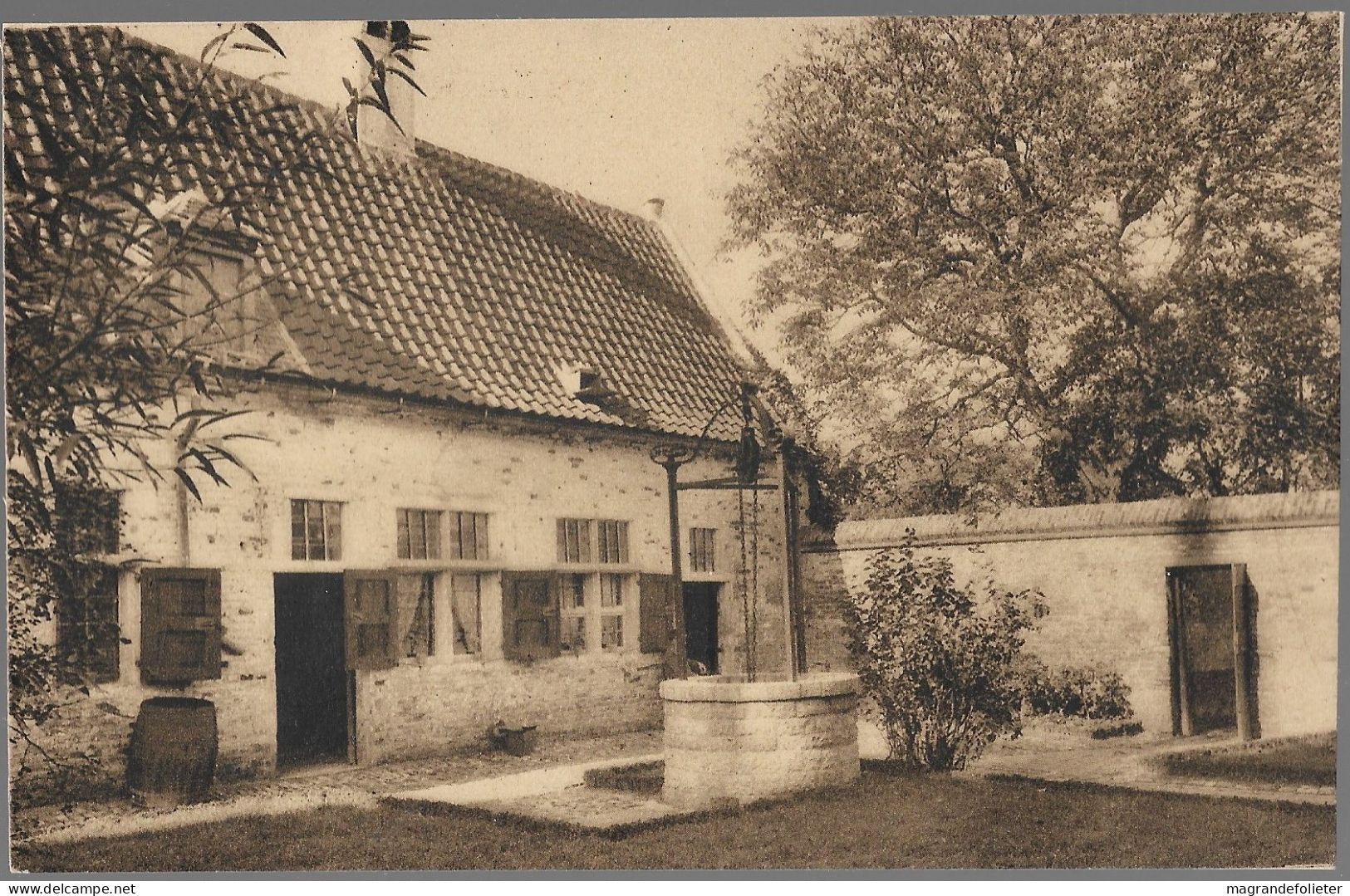 CPA CARTE POSTALE BELGIQUE BRUXELLES-ANDERLECHT MUSEE COMMUNAL RUE DU CHAPELAIN - Anderlecht