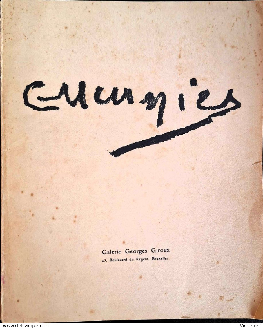 Constantin Meunier - Catalogue D'Exposition - Bruxelles, Galerie Georges Giroux - 1928 - Kunst