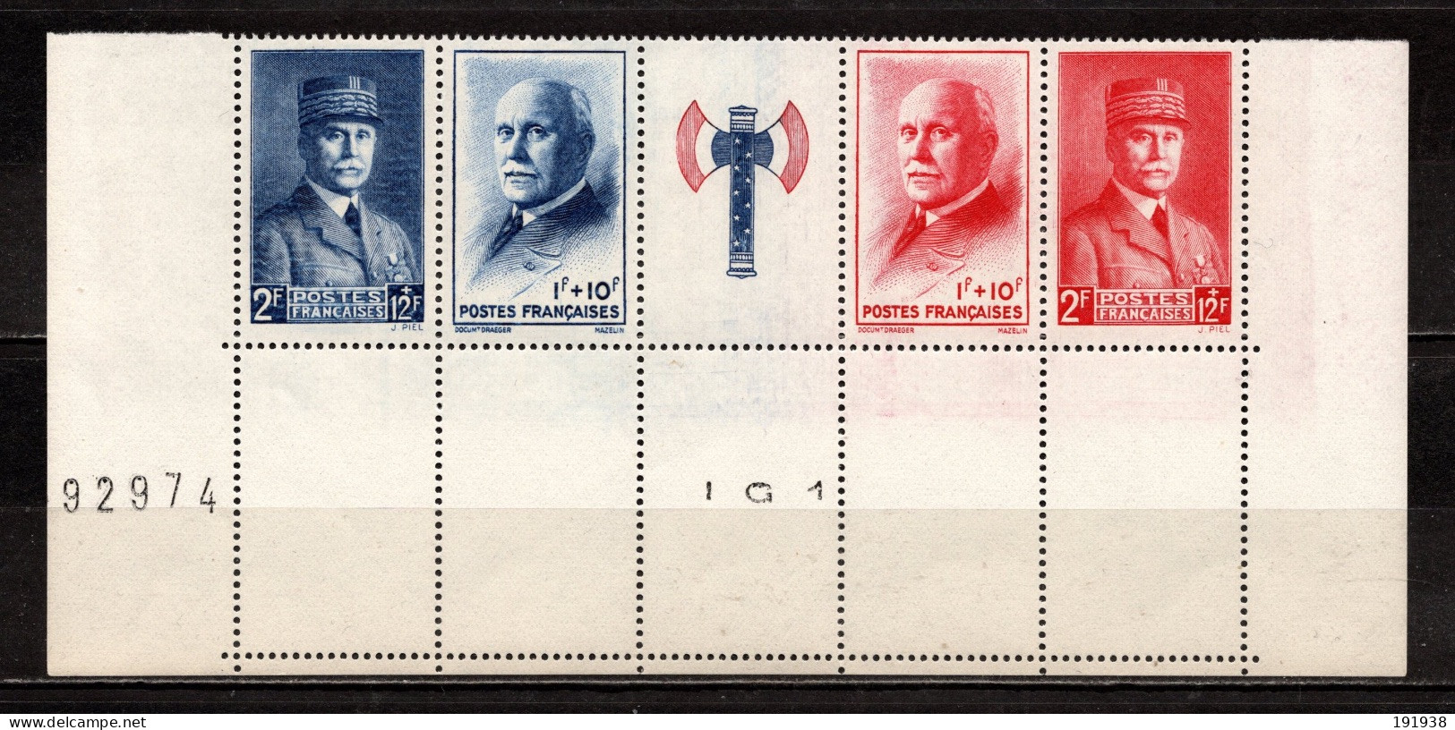 France N° 571A**, Cdf, N° De Planche, Superbe, Cote 16,00 € - Unused Stamps