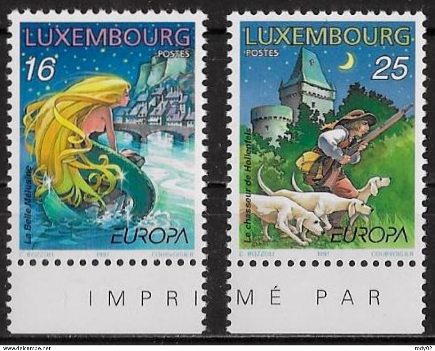 LUXEMBOURG - EUROPA CEPT - CONTES ET LEGENDES - N° 1368 ET 1369 - NEUF** MNH - Fairy Tales, Popular Stories & Legends