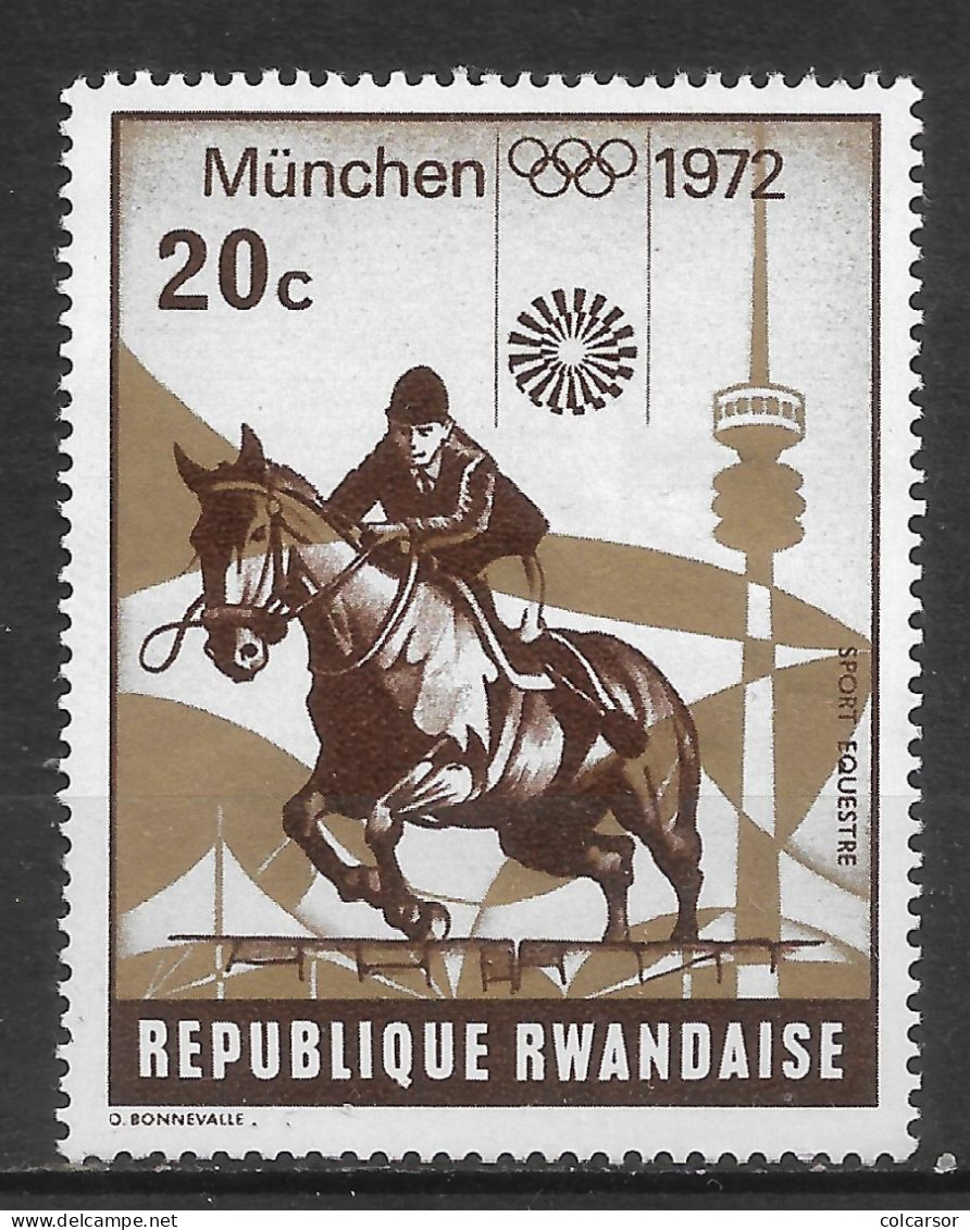 RWANDA   N°  521       J.OLYMPIQUES - Unused Stamps