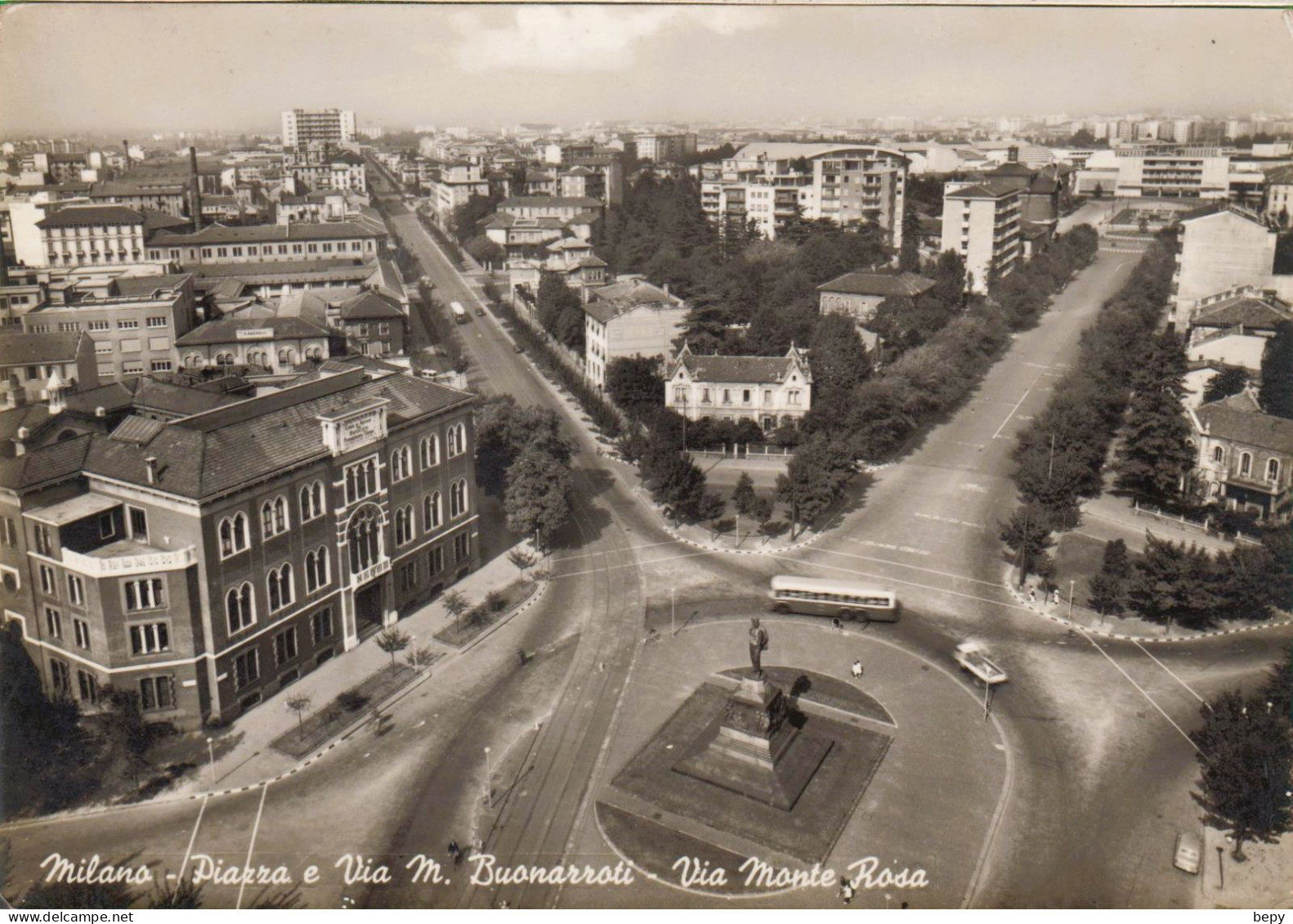 MILANO. VIA  BUONARROTI. VIA MONTE ROSA. . -B - Milano (Milan)