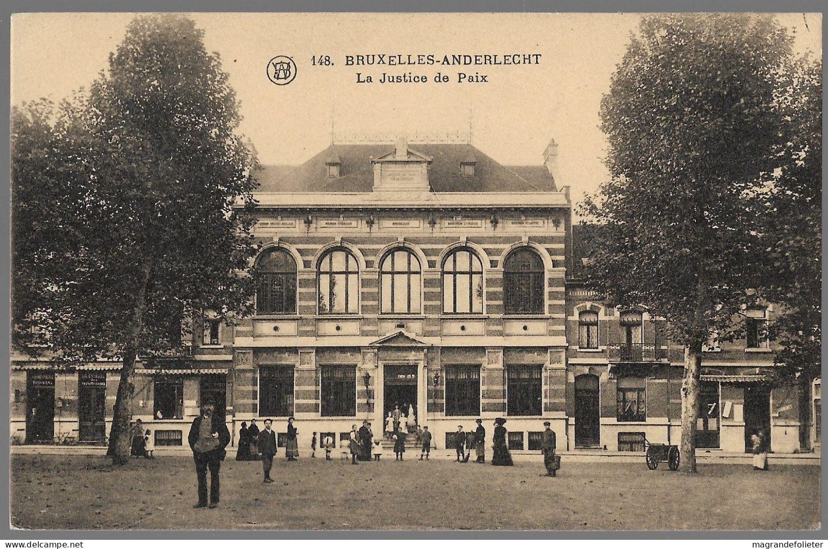 CPA CARTE POSTALE BELGIQUE BRUXELLES-ANDERLECHT LA JUSTICE DE PAIX - Anderlecht