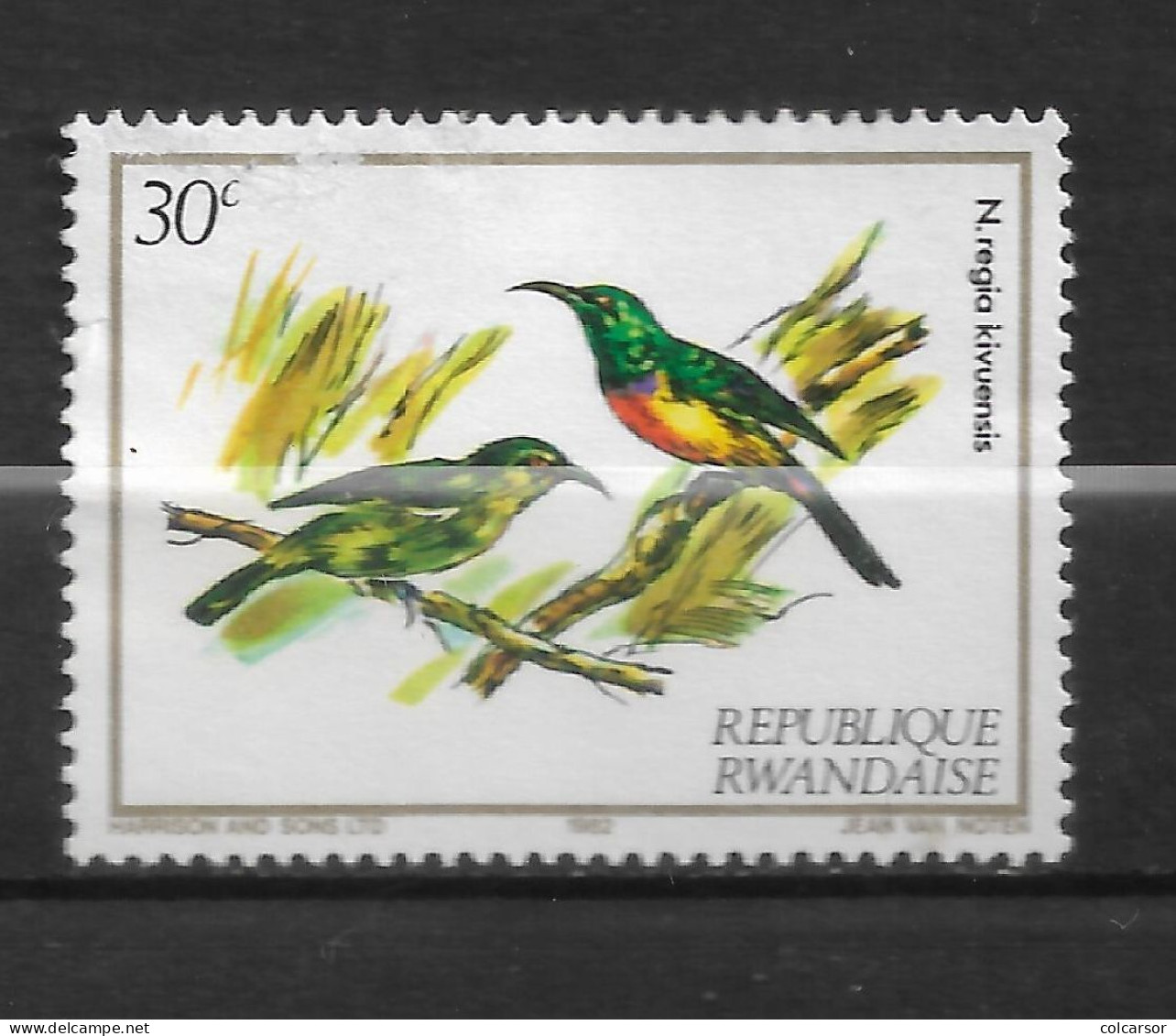 RWANDA   N° 1090 " OISEAUX " - Unused Stamps