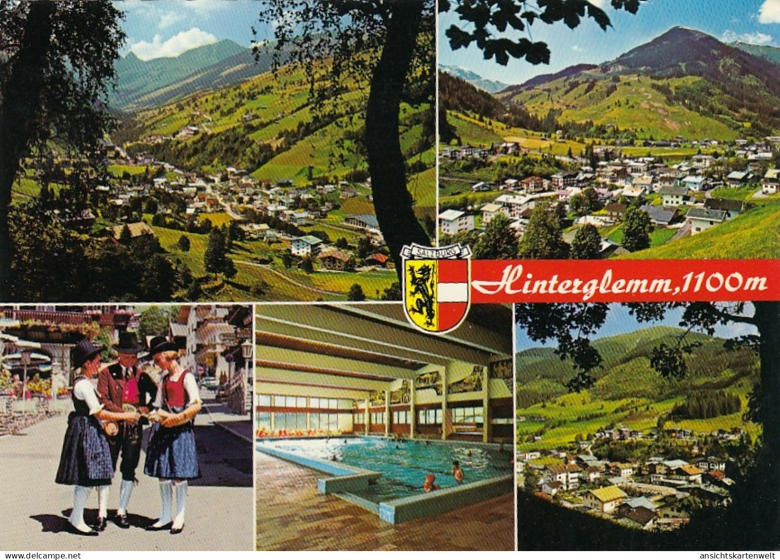 Hinterglemm, Salzburg, Mehrbildkarte Glum 1970? #G5046 - Other & Unclassified