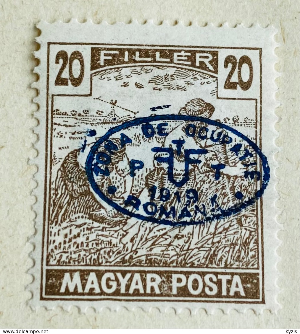 1919 - ROUMANIE/HONGRIE - OCCUPATION DEBRECEN SC # 2N11 Surcharge Bleue - Unused Stamps
